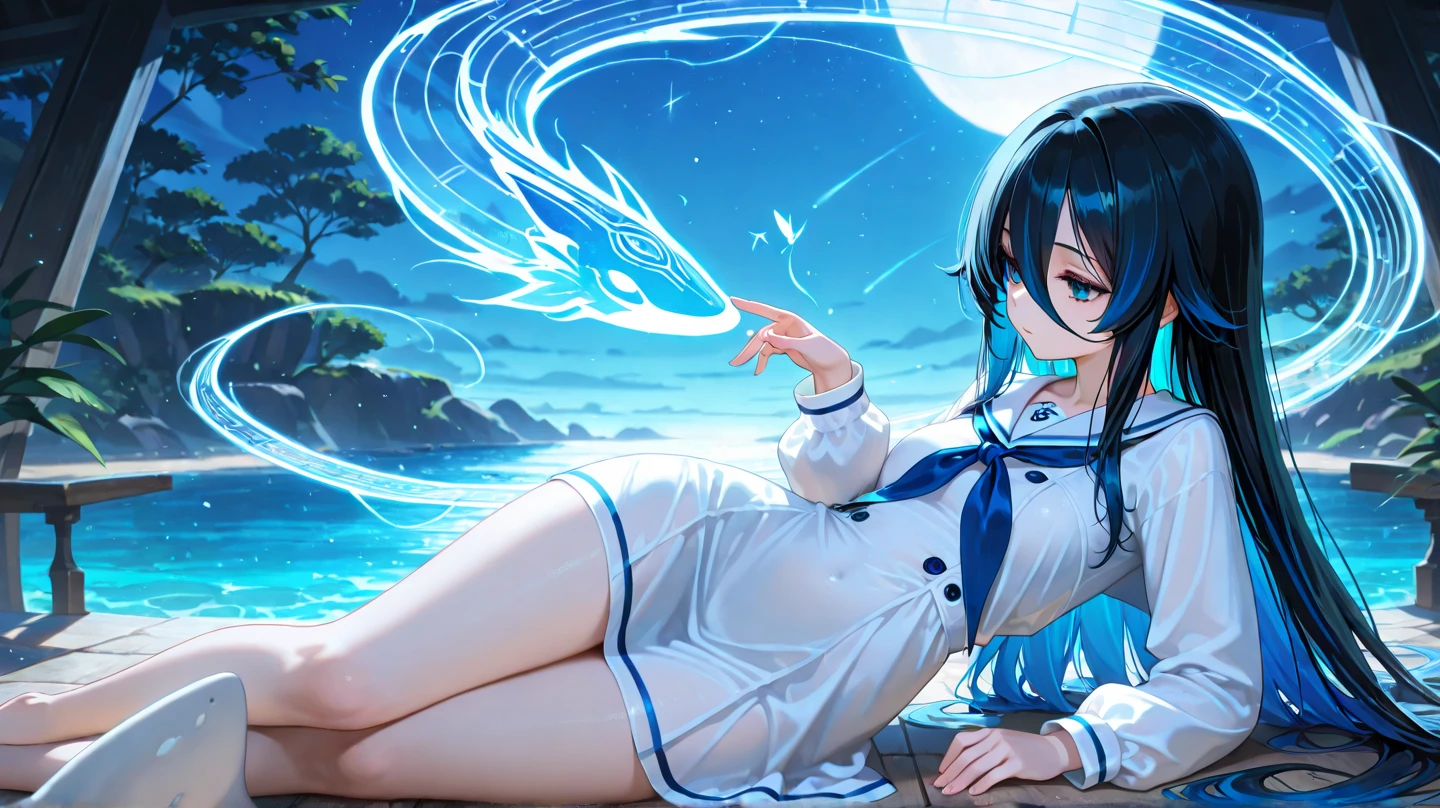 Azure and other smoke and rain，And I'm waiting for you，Moonlight was salvaged，Fainted the ending