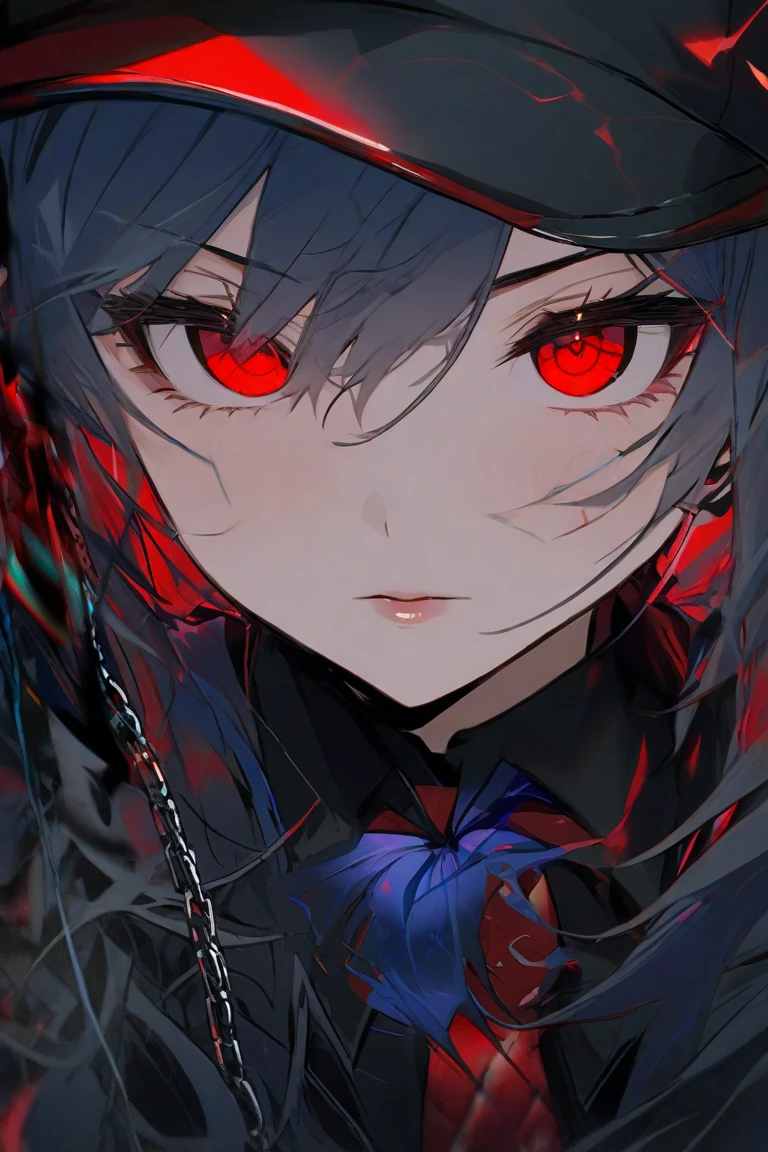 Gorgeous and stylish monochrome, Eye coloring,Strong color contrast, Extremely detailed 16k cg wallpaper
(Solitary,
1 Imitation of Black Rose,Imitating the body of a black rose,Imitation black thorn leg, Red glowing eyes :1.3), 
(Black Rose Theme, Flowers that absorb light:1.3), Extremely dangerous atmosphere, Ultra-high resolution