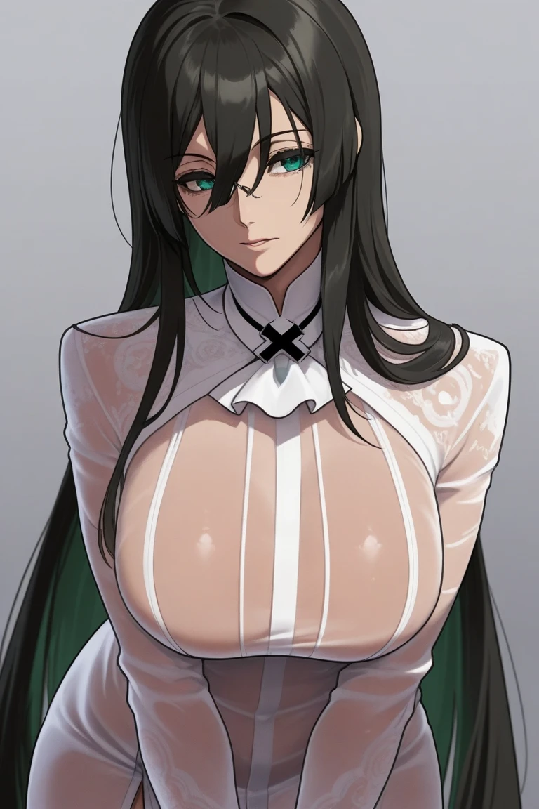 ((best quality)), ((masterpiece)), (detailed), perfect face , masterpiece , shiny skin , sexy dress , high quality , 1girl , big tits , 18-years old , High thighs