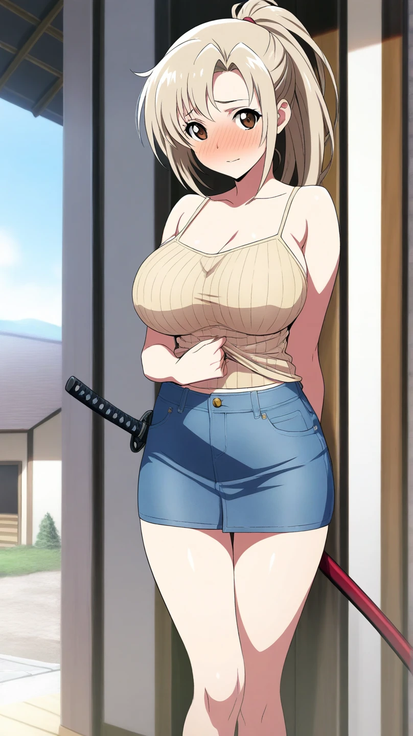 Multiple penises,Slender and sexy woman,,deep throat ,Black thigh-high boots,Beige jean shorts,Public toilet,His arms are chained behind his back,Multiple men,Put your hands behind your back,semen,rape,Sex,Creampie,Folded ponytail,profile,Anal,behind,