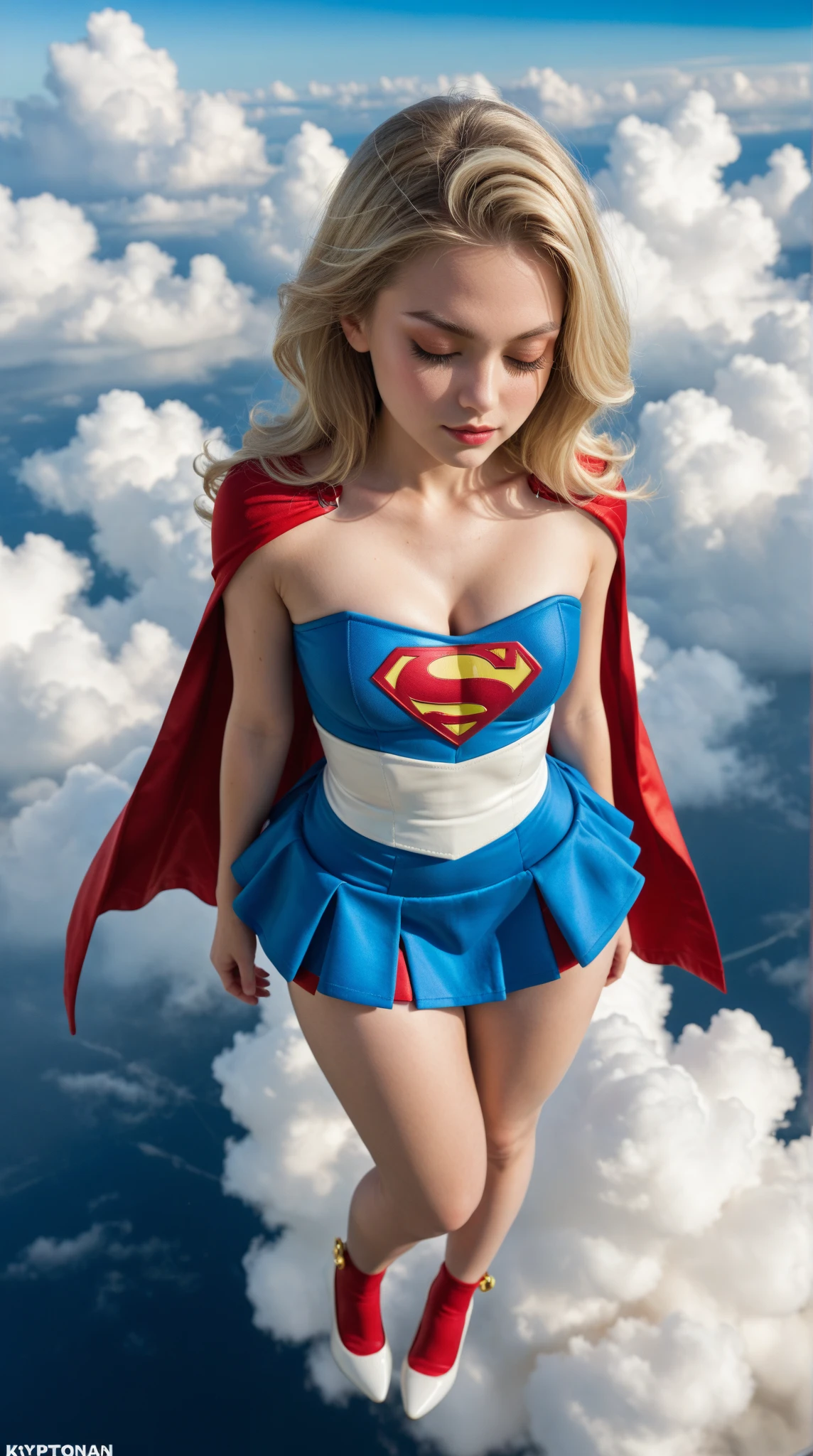 <lora:betterCuteAsian03:0.3>, (blue and red supergirl wedding dress,wearing wedding princess dress, wearing supergirl_cosplay_outfit:1.3), sunset, 
good hand,4k, high-res, masterpiece, best quality, head:1.3,((Hasselblad photography)), finely detailed skin, sharp focus, (cinematic lighting), night, soft lighting, dynamic angle, [:(detailed face:1.2):0.2], medium breasts, outside, <lyco:supergirl_wedding-10:0.4>