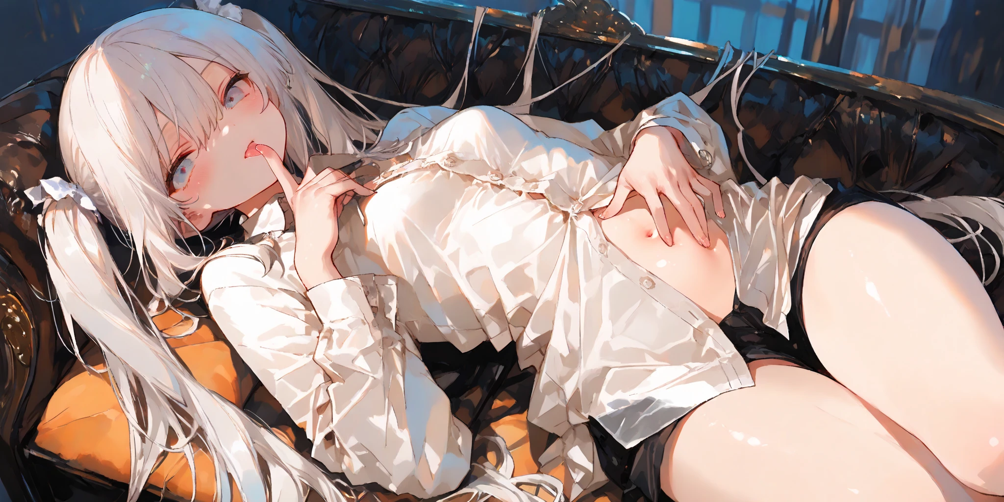 (masterpiece, highest quality, perfect anatomy, textile shading, gleaming skin, detailed skin)BREAK,
elie macdowell, green eyes, hairband, hair ribbon, Large Breasts, butt, BREAK,
City Street, Dark Back Alley, BREAK,
Open mouth, closed eyes, (nude:1.3),
nsfw,(arms up, Lift up the skirt:1.4),(black panties and bra visible:1.3),(pubic hair:1.2),(cameltoe:1.2),(love juice:0.7), BREAK,
(lying, on back:1.5), BREAK,
from above, BREAK,
Jail, BDSM, chain, chained, (bondage:1.5), slave, torture, cage, Suppressed, BREAK
elegant,
(embarrassed,nose blush:1.3),,(vulgarity:1.1),(fucked silly:1.1),(steam:1.1),(wet:0.7),(trembling:1.1),(tears:0.8) ,(drooling:0.7),(sweat:1.1),after sex
