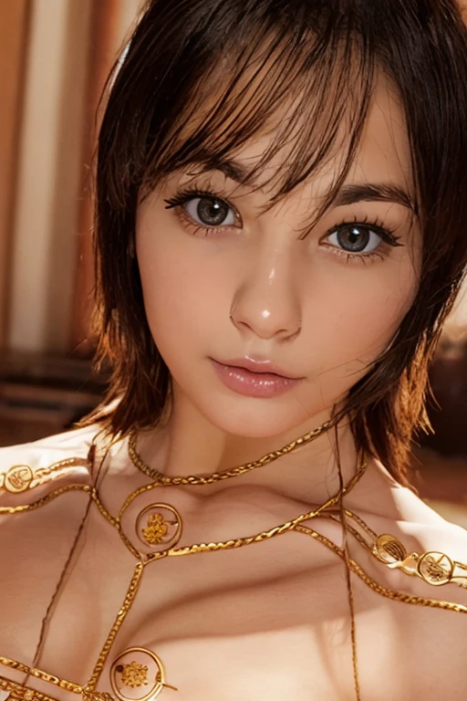 (masterpiece, Highest quality, Highest quality, Official Art, beautiful and aesthetic:1.2), (One girl), Very detailed,colorful,Most detailed, Official Art, unity 8k wallpaper, Super detailed, beautiful and aesthetic, beautiful, masterpiece, Highest quality, (zenTangle, Mandala, Tangle, enTangle) ,Holy Light,Gold foil,Gold leaf art,Sparkly Painting, Perfect NwsjMajic、Has a large crystal、Amaterasu Omikami、Beautiful tiara、fortune teller、Love Advice、Golden Room、 information