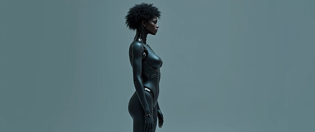 a painting of a woman holding a stick and a ball, by János Nagy Balogh, pop surrealism, african female android, papa legba, anton semenov, joan miro and moebius, mohawk, the sandman, detailed image, dark-skinned, cute robot with grass hair, miro, david a, exaggerated proportions, balance, morning hour