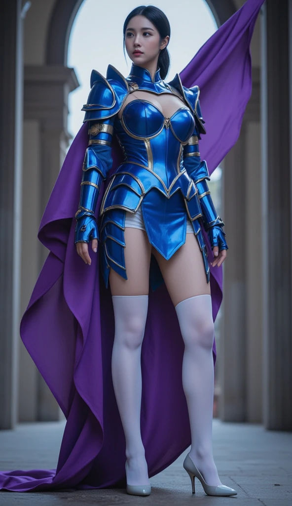dark magician girl, realistic, high heels boots, thigh high boots, dakimakura, sexy, YU-GI-OH, Best quality, masterpiece