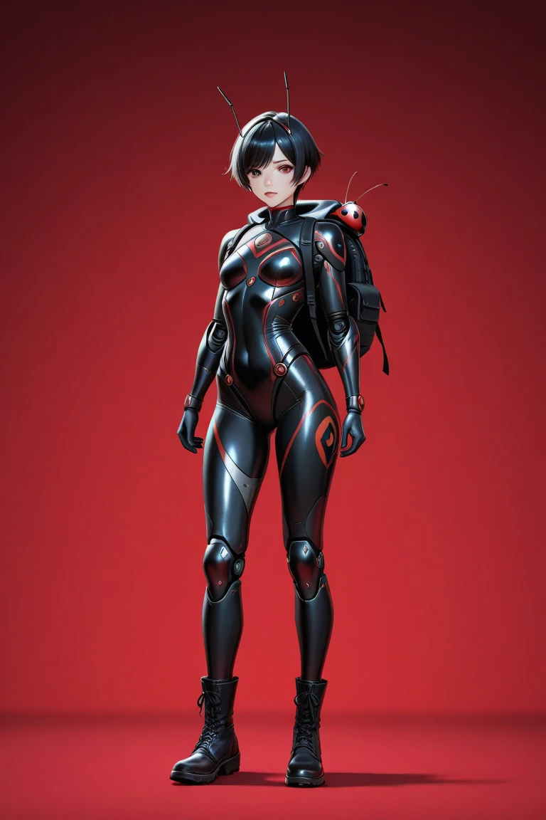 Japanese girl、Close-up of a girl in a red and black leotard、Black shiny latex suit, Wearing a belt around the waist、Saiyan Girl, wonderful, Nano Girl, Female body type, Inspired by Hiromu Arakawa, Anime Manga Robot!! Anime Girls, Fubuki, Full Body Suit, by Hiromu Arakawa、wonderful, silk, Beautiful and attractive anime teen, Anime Girls of the future, tears,Drooling,Pee,Sweat,Tongue out,incontinence,Peeing,Mouth open and tongue out,Estrus,Eyes wide open,Estrus,Blushing,Nipples are erect,Face is hot,Lust、Mouth wide open and tongue sticking out、incontinenceして股間が濡れています、Crying face、Droolingを垂らしている