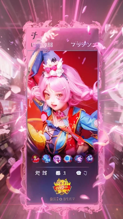 high quality,masterpiece,extremely detailed,high res,4k,ultra high res,detailed shadow,ultra realistic,realistic,dramatic lighting,1girl,solo,detailed face,realistic eyes,realistic skin,pink hair,dynamic pose, dynamic angle, white flowery dress, short hair cut,white background
