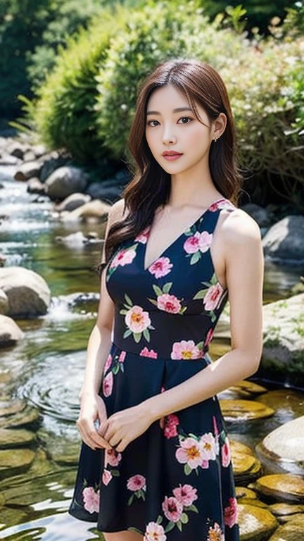 p1nkcl3arlat3x, best quality, masterpiece, illustration, realistic, photo-realistic, amazing, finely detail, incredibly absurdres, huge filesize, ultra-detailed, highres, extremely detailed CG unity 8k wallpaper, nsfw,  A beautiful Korean Pattaya woman style big in a pink sexy tiny dress , in a jungle background, in the style of Art germ, a full body shot, hyper realistic, with cinematic light, a cinematic composition, ultra-detailed, epic, with volumetric lighting, hyperrealistic.realistic Fuji GFX100 ii + Fuji non GF 110mm F2 R LM WR X RAW//Edited. FL 110mm//F 2.8//SS 1/500sec//ISO 1600, av idol pose acting style