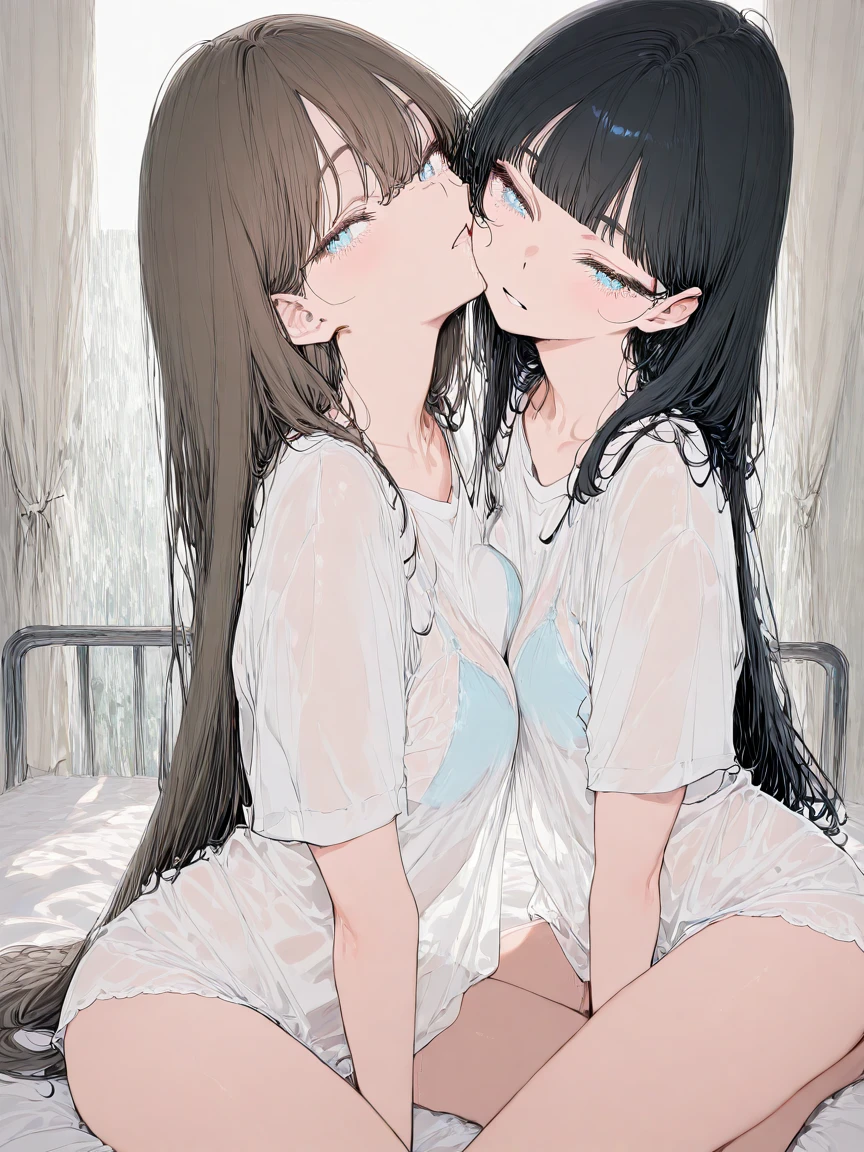 ((Highest quality)), ((masterpiece)), (detailed),Perfect Anatomy，Side view, One young man々About the young teenager，((One naked woman and three men having sex.5))((Highest quality, 8k, masterpiece: 1.3, A beautiful girl and three men)), cute, dynamism,Slender body，Thin legs，Thin hands， detailedな顔, detailedな肌, fine grain, detailedな唇, detailedな舌, detailedな指, Mouth detailed, Realistic,  High resolution, Natural light, Dynamic pose, Toned Legs, double eyelid, tears袋, Round eyes, Moisturized lips, I drew Sweat, (Long black hair),,Sticking out tongue,Crying face， ((Open your mouth, Drooling, Lots of drooling，Cum all over me, Ecstatic face, Crying face，Ahegao:1.5)),  ((A man&#39;s hand grabs a woman&#39;s breast 1.5, Multiple Hands 1.9 )), the body is slim, Browsing Caution,  shaving，vagina,  Nipple Shape, Masturbation，anime，Pussy in full view，Anal fully exposed，Plenty of love juice from the pussy，completely,Intrusion,(((Having sex with a woman on all fours.5))),Making a woman give a blowjob,((Big Tits 1.5))，Slender body line，(((Have sex 1.5))),(((sex ,3 penises 1.8)))，Thick and beautiful penis，Large scale ,With eyes wide open，tears，Steam 1.7,（Sweat）,Cum in pussy 1.5，Insert into anal and ejaculate,Inserting the penis into the anus，My whole body is shaking、Twitch，A lot of semen on a woman&#39;s body,NSFW1.9,A woman&#39;s body arching her back in ecstasy,(((Man sleeping on the floor inserts his penis into pussy,Man&#39;s penis penetrates woman&#39;s anus from behind,Man&#39;s penis in woman&#39;s mouth,Splattering semen))),