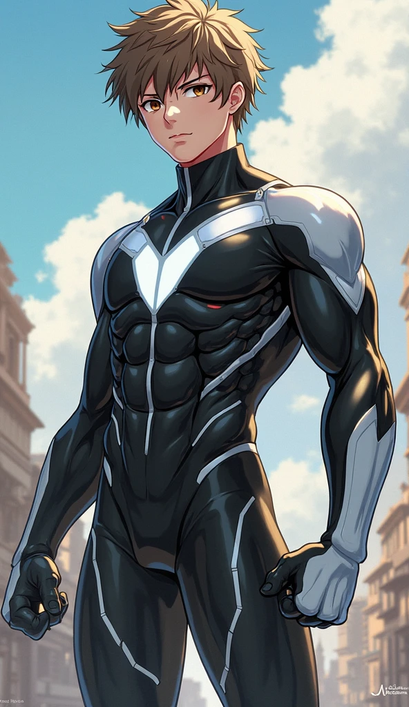 Thin macho western black dragon abs Hollow abs body suit thick arms chest rig 、sweaty skin glow profile Wearily short of breath Chemo shota
have a blue eyes Tired look jacket