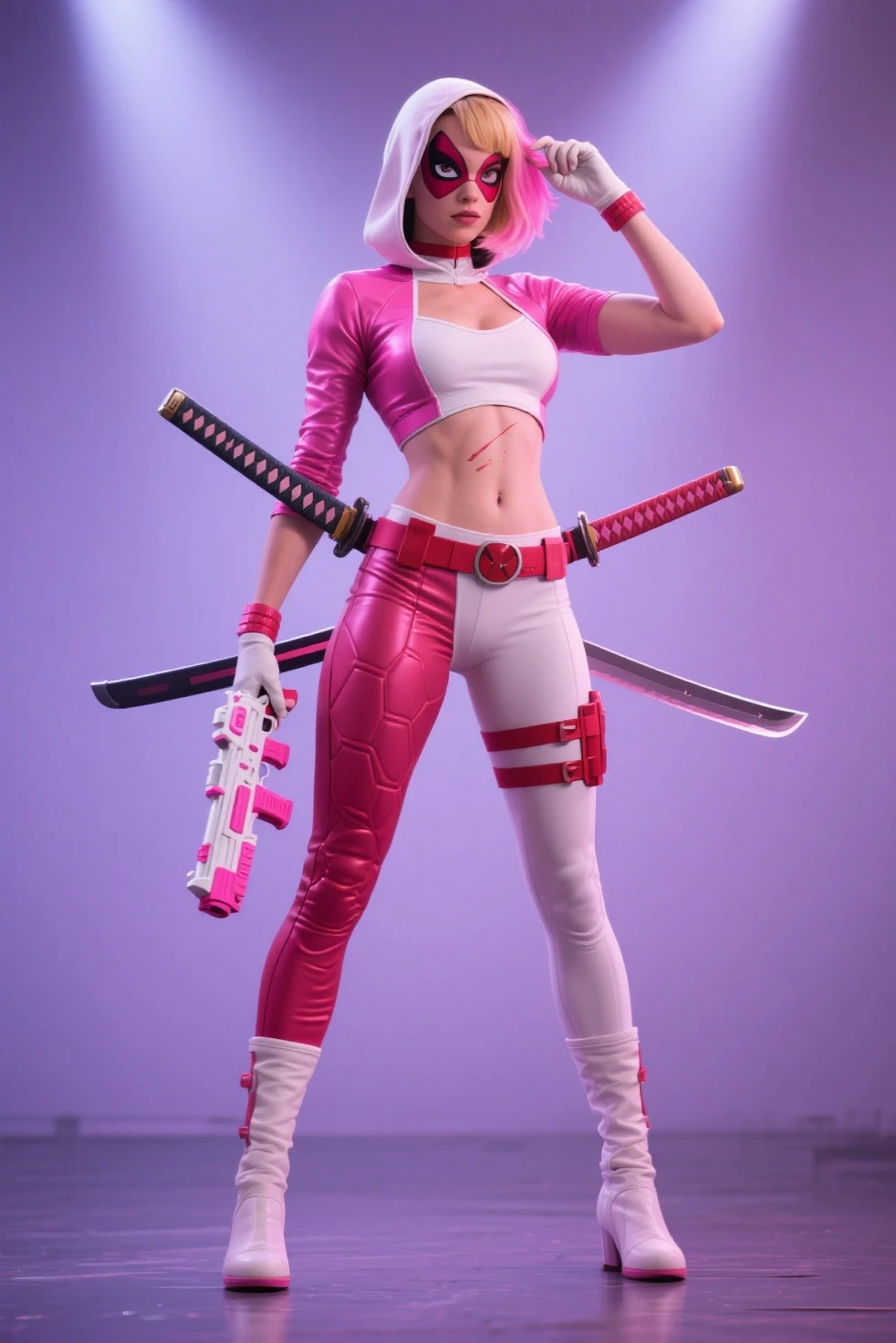 imagen cuerpo completo, cuerpo entero, gran trasero y grandes senos, muy detallado cg, Textura detallada, hiperrealista, Stick as closely as possible to the image, 8 k resolution, 32k resolution, cinematic lighting, ((sthe highest qualit))