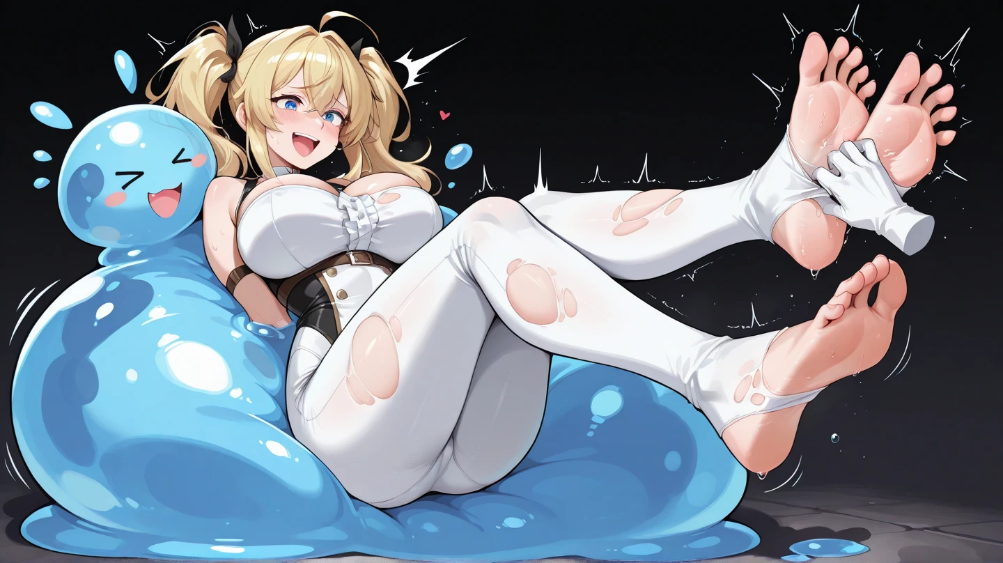 flandre_scarlet_touhou, ((((succubus)))), ((((gigantic breasts)))), (((big nipples))), long nipples, (((wet skin))), (((shiny skin))), (((oily skin))), cameltoe, ((((swim suit)))), ((Nihil)), (pussy juice), long tongue, fingering, schlick, masturbation