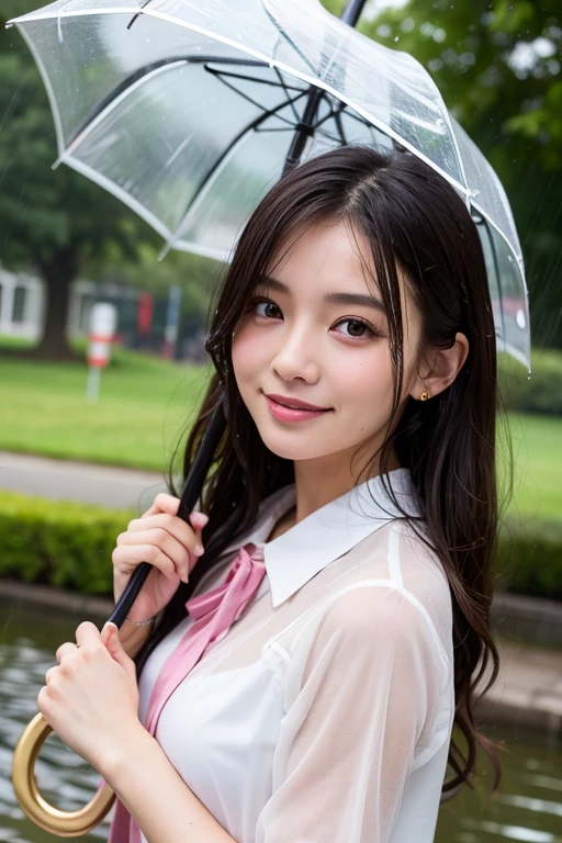 彼女は傘がないのでwhole bodyが雨で濡れている、My hair got wet in the heavy rain, face and clothes soaked through. Rain-soaked through face or dripping water masterpiece、超High resolution、well done!、She has a very pretty face and is young like an idol.々Has a good figure.20 year old Japanese woman、Gentle and cute、A gentle smile wet with rain、 Show off your cleavage.、mini skirt、Breathe rain soaked through In the heavy rain、Standing without an umbrella in the rain on a sidewalk in a big city at noon. large size bust、whole body、Artistic、RAW Photos、Genuine、High resolution、Life、No copyright notice