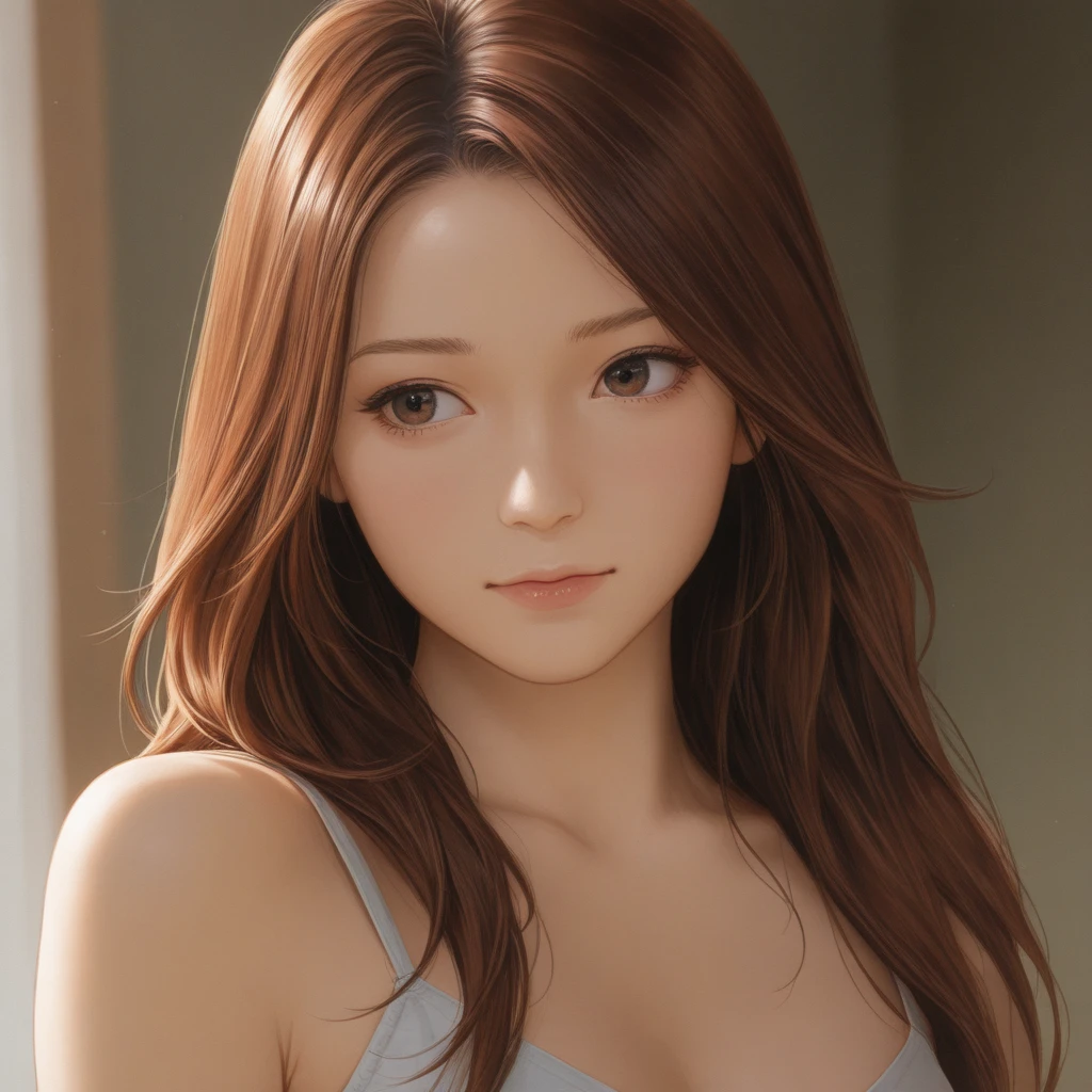 Pretty beauty,the breasts are large