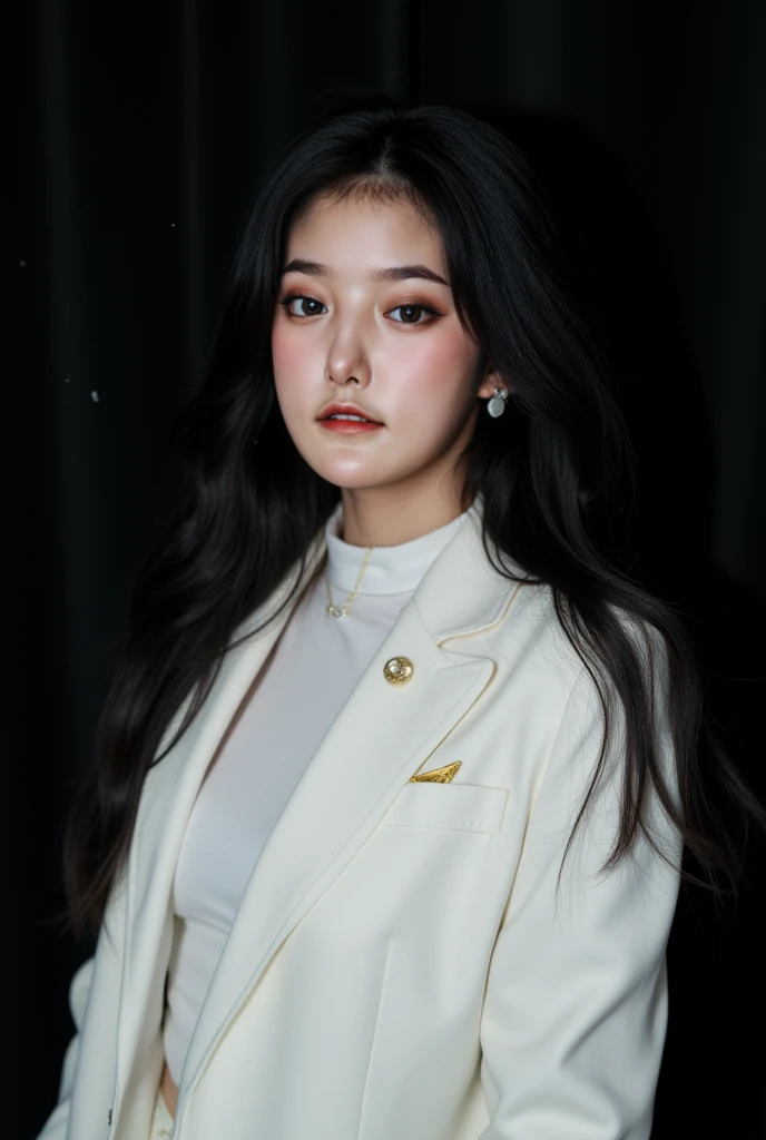 best quality, photorealistic, 8k, high res, 1girl, woman, (skindentation), (portrait:0.6), gorgeous, ((neon light, time square, cityscapebackground:1.65)), ((leather jacket with highneck sweater inside:1.75)),  straight-looking at viewer:1.8, (1girl eyes looking at viewer, short-length straighthair,  black hair, partedbangs:1.65), photorealistic, (bokeh), (smile:1.2), (closed mouth:0.56), gorgeous, pureerosface_v1,  <lora:IDOL-yeji:0.75>