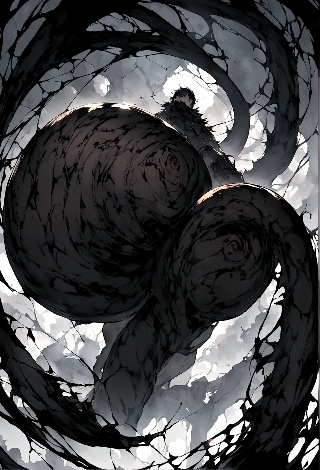 giant monster <lora:Blame!:1>