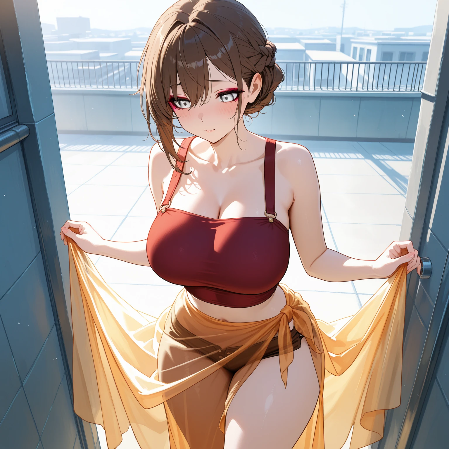 best quality,masterpiece,illustration,an extremely deciple and beautiful,extremely detailed,CG,unity,8k wallpaper,Amazing,finely detail,master,best quality,official art,extremely detailed CG unity 8k wallpaper,absurderes,Incredibly Ridiculous res,hugefilesize, ultra - detailed, A high resolution, The is very detailed, Nice detailed girl, very detailed eyes and faces, Beautiful detailed eyes, light in face,(Hanfu:1.1),1girl, full bodyesbian, Full body photo, ru_qun,Shallow tulle,Tulle transparent,Low neckline