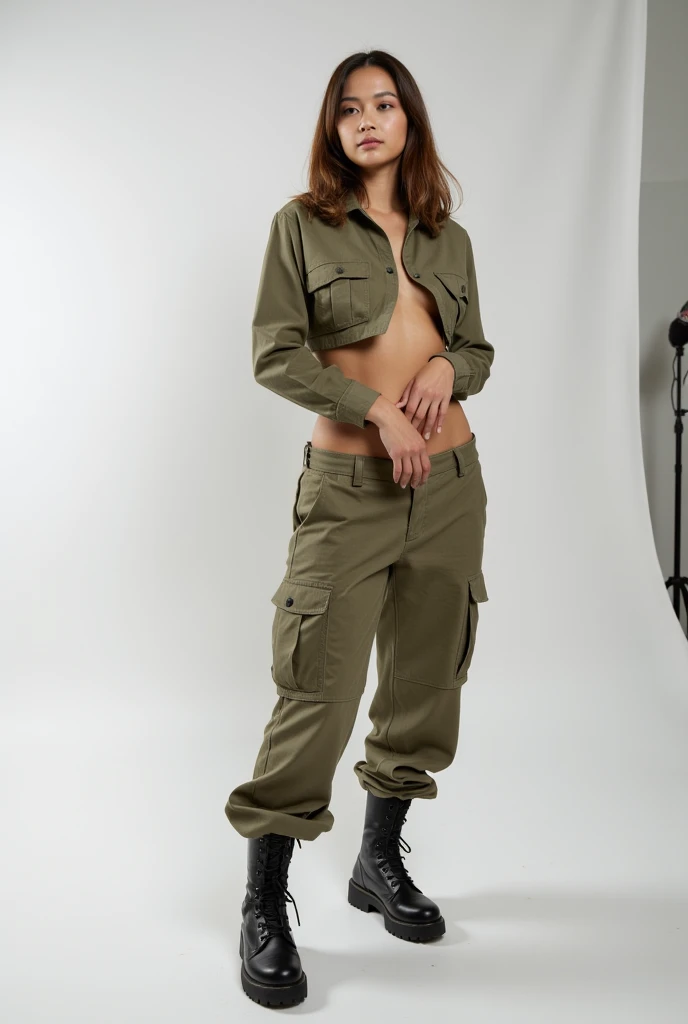 Jennifer Aniston - Closeup view of an outdoor skinny but extremely athletic and pale emo female prisoner wearing a dark gray (CAP SLEEVE) shirt with poorly and unevenly cut sleeves. She is tied down to the restraint chair in prison, with her arms Handcuffs tightly chained. She is in a situation where she is strapped down to a prison chair with her arms raised by a rope. She is also wearing very loose, flappy, dark gray prison shorts