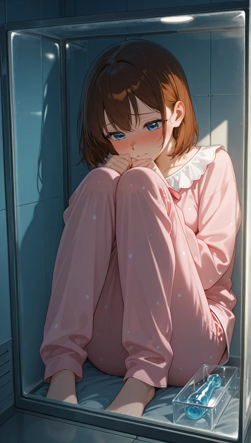 (very aesthetic, best quality, ultra detailed), intricate details,
1girl, beautiful girl,
senior, european, chestnut eyes, pale cheeks, square face shape with angular jaw,natural "no-makeup" makeup,sandy blonde milkmaid braid hair,
wearing oversized sweater , pleated palazzo pants and pumps,
hands covering mouth, suggesting surprise or shock,
cheerful and lively,