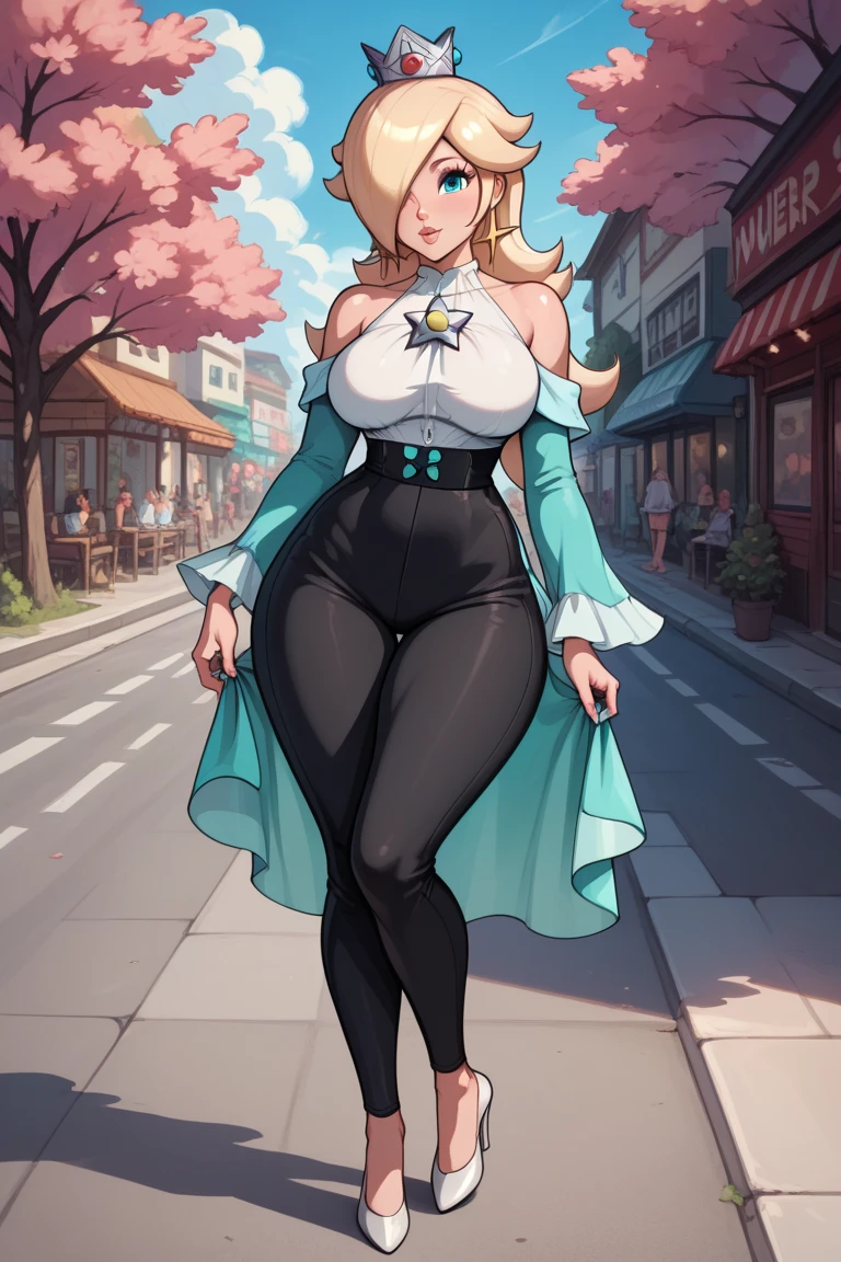 (work of art, best qualityer:1.3), Delta, looking ahead at viewer,  view from low, bare feet, thicc thighs, Broad Hips, Legs long, (from low:1.4), leg focus, (hip focus:1.3), hair blonde, purples eyes, aretes, Delta_don, yellow nails, glaze, shining skin, whole body, hand on hip, no back ground, kitten, standing alone, yellow lips, plein-air, (detailded, high resolution:1.4) 