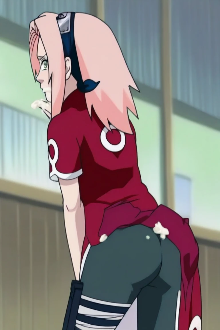 score_8, score_7_up, score_6_up, source_anime, anime screencap, pokemondawn,, pokemon dawn, black shirt, bracelet, bare shoulders,kneehighs, miniskirt, pink skirt,shirt, skirt, ass, bare ass, ass focus, red scarf, scarf,(((side view, from the side))), (lower body:1.3)., butt, 1girl, solo, forest, outdoors, butt focus, lower body focus, close-up of ass, bracelet, black socks,sleeveless, sleeveless shirt, skinny, tween, small ass, beanie, hat, white headwear, from below, top down bottom up, black wolf tail, on knees, closed eyes,on all fours, head down, face down,