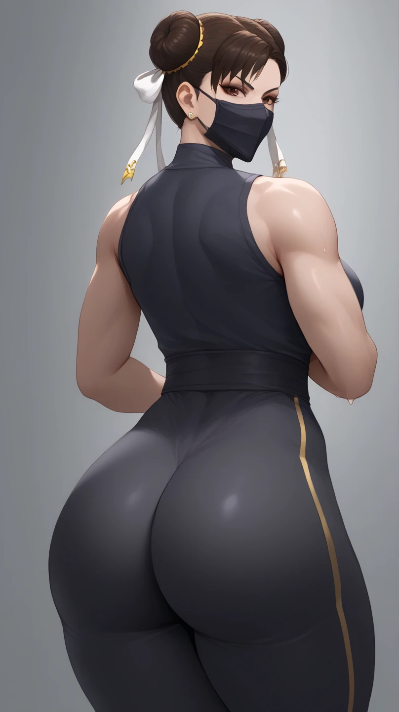 (solo:1.1),(masterpiece), (best quality:1.3), highly detailed, intricate, professional art, digital art, absurdres, confidant, emerald sustrai, futanari emerald sustrai wearing a white and green leotardwith arm gloves and pants confidently posing indoors, (pants:1.6), 1girl, solo, (dark skin:1.4), green hair, bob hair, gold hoop earrings, gold jewellery, ab lines,(gold navel piercing:1.1), detailed stomach, red eye colour, dark skin, average breasts, (aroused:1.2), (futanari:1.1), (wide hips:1.4), (makeup 1:1), beestung lips, (black lipstick:1.3), penis bulge, panty straps riding hips, (crotch bulge:1.4), crotch bulge, testicle bulge , furniture, side angled view, bubble butt, protruding butt, perky ass, large ass, gluteal crease, universal lighting