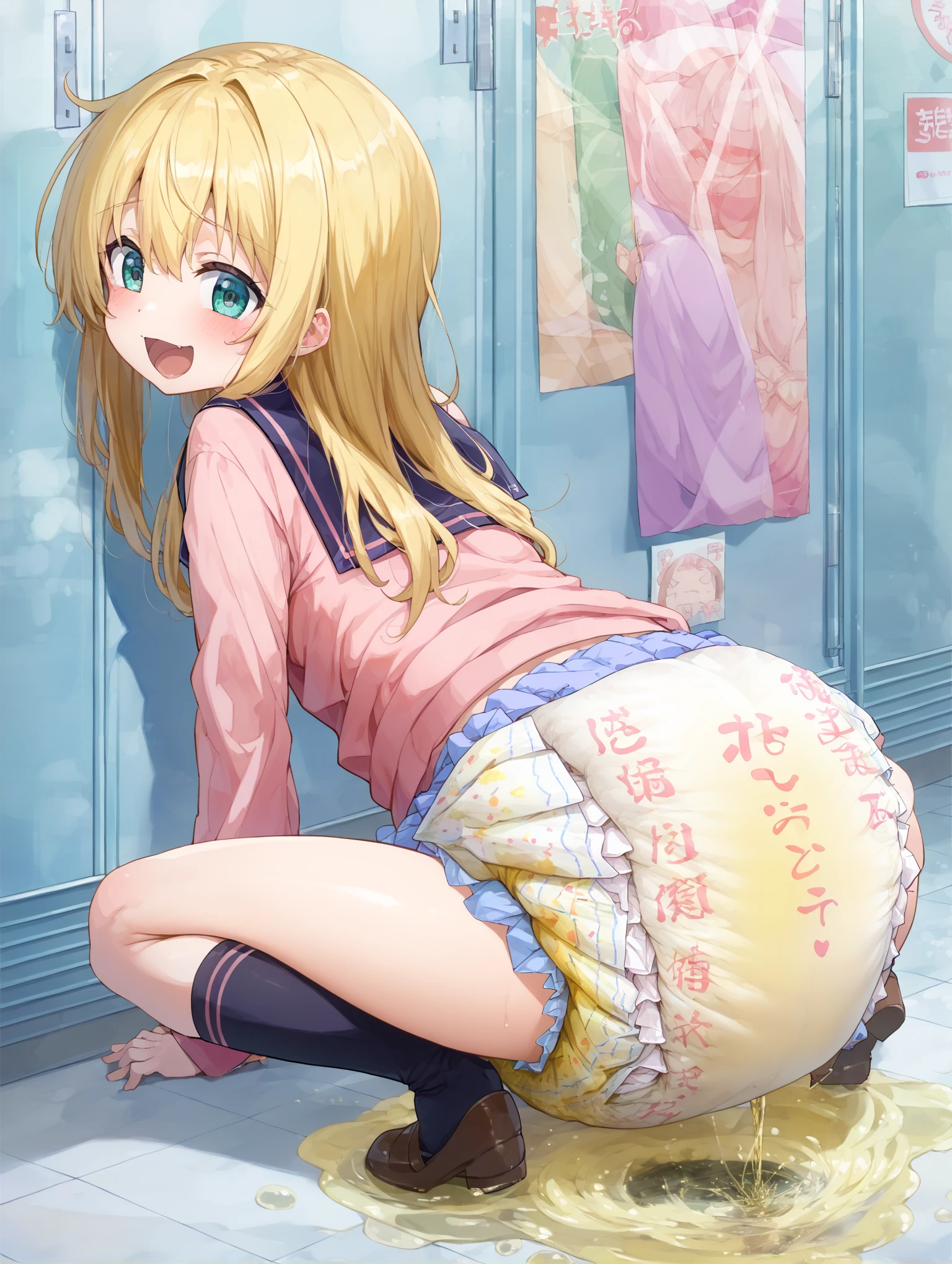 Kentaro Yabuki, love〜fart, ore_9, score_8_superior, score_7_superior BREAK ヤミ風髪留め
konjiki no yami, Red eyes, Blonde, Hair Intake, Long Hair, View your viewers, I feel,PortraitLegsOpen,Nurse uniform,Panties fully visible as you peer down, clothes lift,Backwards,Butt Show.At the hospital