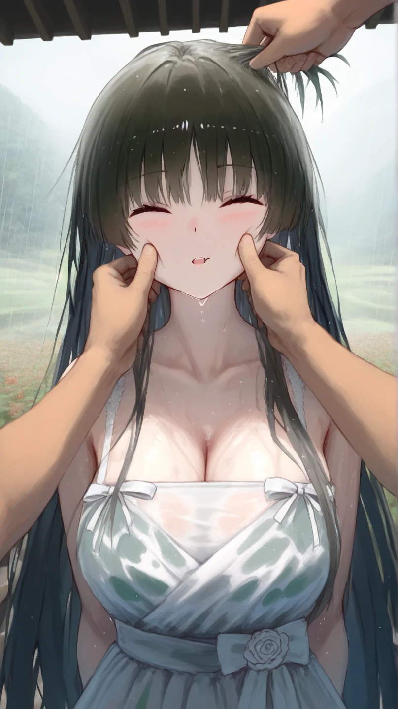 ((Highest quality)), ((masterpiece)), (detailed),Perfect Anatomy,Side view, One young man々About the young teenager,((One naked woman and three men having sex.5))((Highest quality, 8k, masterpiece: 1.3, A beautiful girl and three men)), cute, dynamism,Slender body,Thin legs,Thin hands, detailedな顔, detailedな肌, fine grain, detailedな唇, detailedな舌, detailedな指, Mouth detailed, Realistic, High resolution, Natural light, Dynamic pose, Toned Legs, double eyelid, tears袋, Round eyes, Moisturized lips, I drew Sweat, (Long black hair),,Sticking out tongue,Crying face, ((Open your mouth, Drooling, Lots of drooling,Cum all over me, Ecstatic face, Crying face,Ahegao:1.5)), ((A man's hand grabs a woman's breast 1.5, Multiple Hands 1.9 )), the body is slim, Browsing Caution, shaving,vagina, Nipple Shape, Masturbation,anime,Pussy in full view,Anal fully exposed,Plenty of love juice from the pussy,completely,Intrusion,(((Having sex with a woman on all fours.5))),Making a woman give a blowjob,((Big Tits 1.5)),Slender body line,(((Have sex 1.5))),(((sex ,3 penises 1.8))),Thick and beautiful penis,Large scale ,With eyes wide open,tears,Steam 1.7,(Sweat),Cum in pussy 1.5,Insert into anal and ejaculate,Inserting the penis into the anus,My whole body is shaking、Twitch,A lot of semen on a woman's body,NSFW1.9,A woman's body arching her back in ecstasy,(((Man sleeping on the floor inserts his penis into pussy,Man's penis penetrates woman's anus from behind,Man's penis in woman's mouth,Splattering semen))),