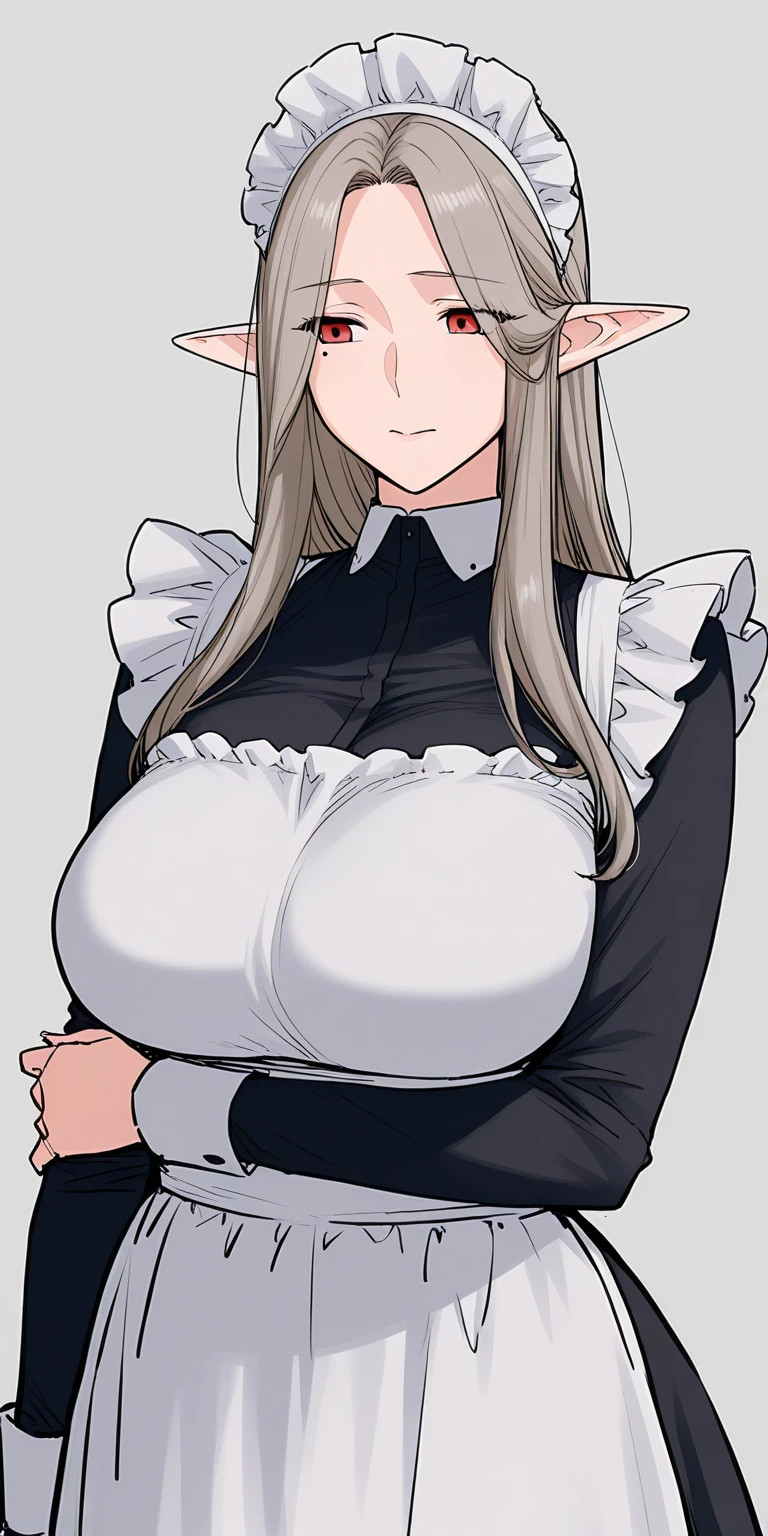 <lora:Maria_VMV2:0.7>, Maria_VM, huge_breasts, standing, solo, white shirt, black_pencil_skirt, masterpiece, best quality, detailed face, detailed eyes, highres,