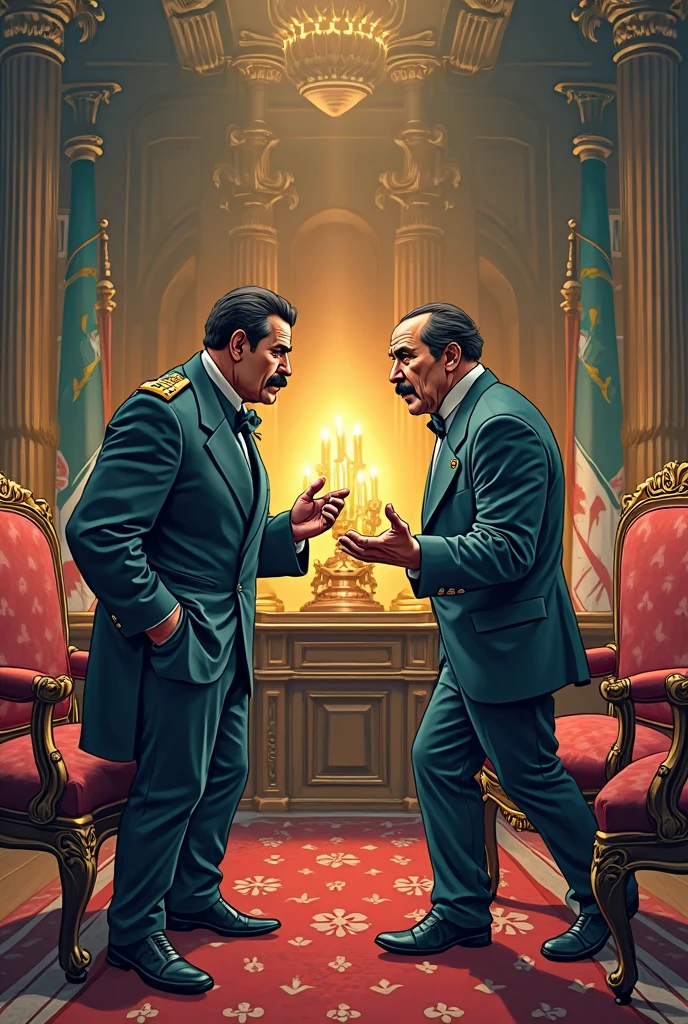 creates an image that is not realistic of José de la Serna takes the position of viceroy, decides to call Don José de San Martín and proposes to him to be part of the independence, but an agreement is not reached due to the advance of the conquests of San Martin and his troops