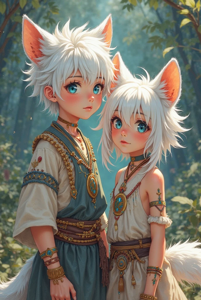 greek ruins, detailed, by casey baugh
AND 9yo cat boy, simple tunic, (white cat ears:1.2), white hair, (white fur tail:1.2), yellow irises, greek ruins, detailed, by casey baugh
AND 9yo cat boy, simple tunic, (black cat ears:1.2), black hair, (black fur tail:1.2), yellow irises, greek ruins, detailed, by casey baugh
