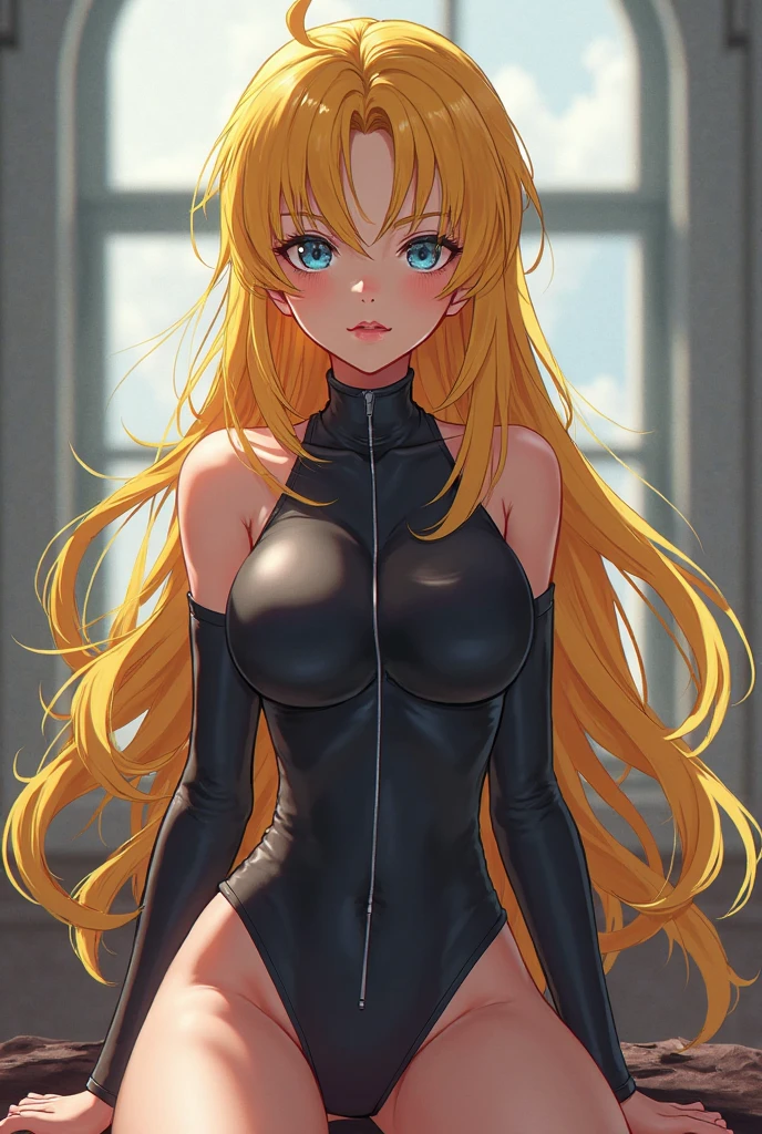 aino_minako、1girl、aunty、mature、A MILF、Older、age 40s、MILF、solo、blonde_hair、one_eye_closed、long_hair、rating:safe、one-piece_swimsuit、orange_tanksuit 、gold_tanksuit、competition_swimsuit、orange_competion_swimsuit、gold_competion_swimsuit、swimsuit、highleg_swimsuit、breasts、lagre_breasts、big_breasts、bow、shiny、hair_bow、red_head_ribbon、blue_eyes、shiny_clothes、grey_background、half_updo、red_bow、open_mouth、erection_nipples、sailor_venus、shiny_skin、covered_navel、cowboy_shot、smile、thigh_gap、shiny_hair