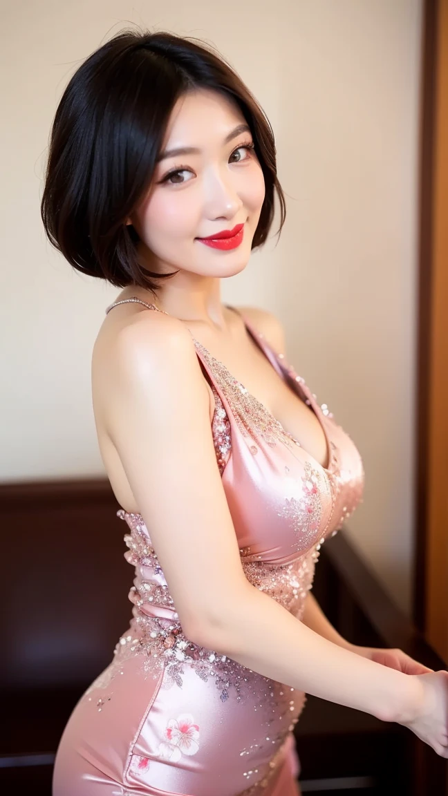 
Angelique A very beautiful and cute girl, 緻密でbeautiful目, fine double eyelids, (Big eyes:1.3),(((super short crisp bangs))), (((超short bobヘア))),NSFW、beautifulカンフーアイドル、(((neon hot pinkリップグロス)))、優しいsmile、shiny非常に大きなネックレス（neon fuchsia)、naked middle breasts、shinyshinylatexタイトミニスカート（neon pink)、conceptual art, high quality, realistic, very detailed CG 統合 8k 壁紙, very detailed, High resolutionの生のカラー写真, professional photography, realistic portrait, cinematic light, beautiful, Super detailed, advanced details, (((Bokeh))), Depth of the bounds written,sharp focus, beautiful詳細な顔と目, droopy eyes,break (Skirt only available in one color:スーパーneon pink) , small nose, small mouth, 歯が見える幸せなsmile, Are standing,brown hair, beautiful feet, (最high quality:1.2), Raw photo, High resolution, perfect details, professional photography, professional lighting, strong body lighting,outdoor,beautiful feet,魅惑的なsmile,latex,raise your legs,huge breasts,disproportionate breasts、japanese goddess, Glossy skin,ゴージャスなJapaneseモデル,shiny,shiny,slimy,(shinyサイハイブーツ:1.2),inner quilt,smile 、M-shaped spread legs, angry expression, Bad mood,, Knee-high boots, long tongue,beautiful girl 、((very short bob))、(((super short bangs)))、 butt 、Erotic、(short bob)、((VeryShort[)、((bowl cut))、beautiful woman、Japanese、korean model、((super short bob))、(bangs)、female idol、sleeping in bed、shiny非常に大きなイヤリング（neon hot pink)、shiny非常に大きなネックレス（neon hot pink)、((shinyshinylatexロング手袋（neon hot pink)))、((shinyshinylatexのタイトなチョーカー（neon hot pink)))、((shinyshinylatexのタイトなストラップレストップ（neon hot pink)))、((shinyshinylatexタイトミニスカート（neon hot pink)))、conceptual art, high quality, realistic, very detailed CG 統合 8k 壁紙, very detailed, High resolutionの生のカラー写真, professional photography, realistic portrait, cinematic light, beautiful, Super detailed, advanced details, (((Bokeh))), Depth of the bounds written、

