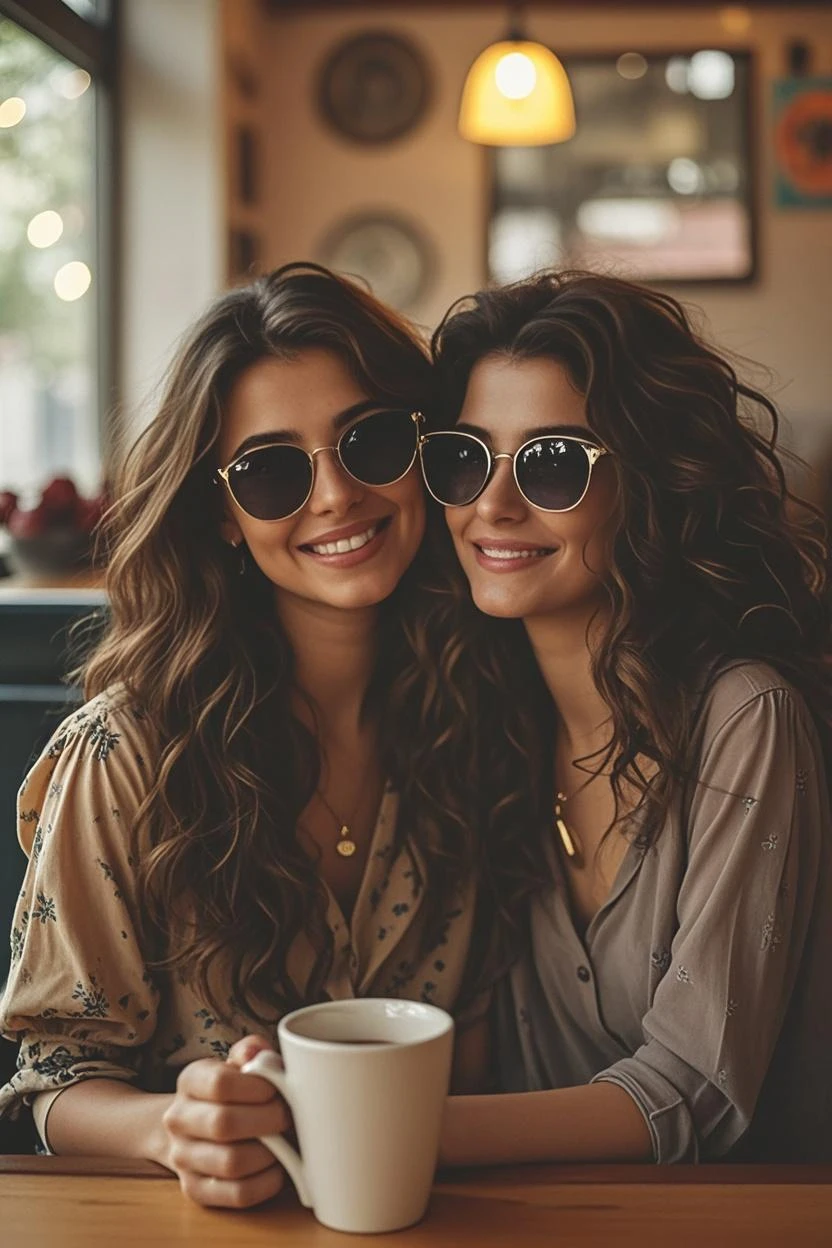 Mulher 30 anos, cabelo preto curto, rosto redondo, sorriso encantador, Eyeglasses.