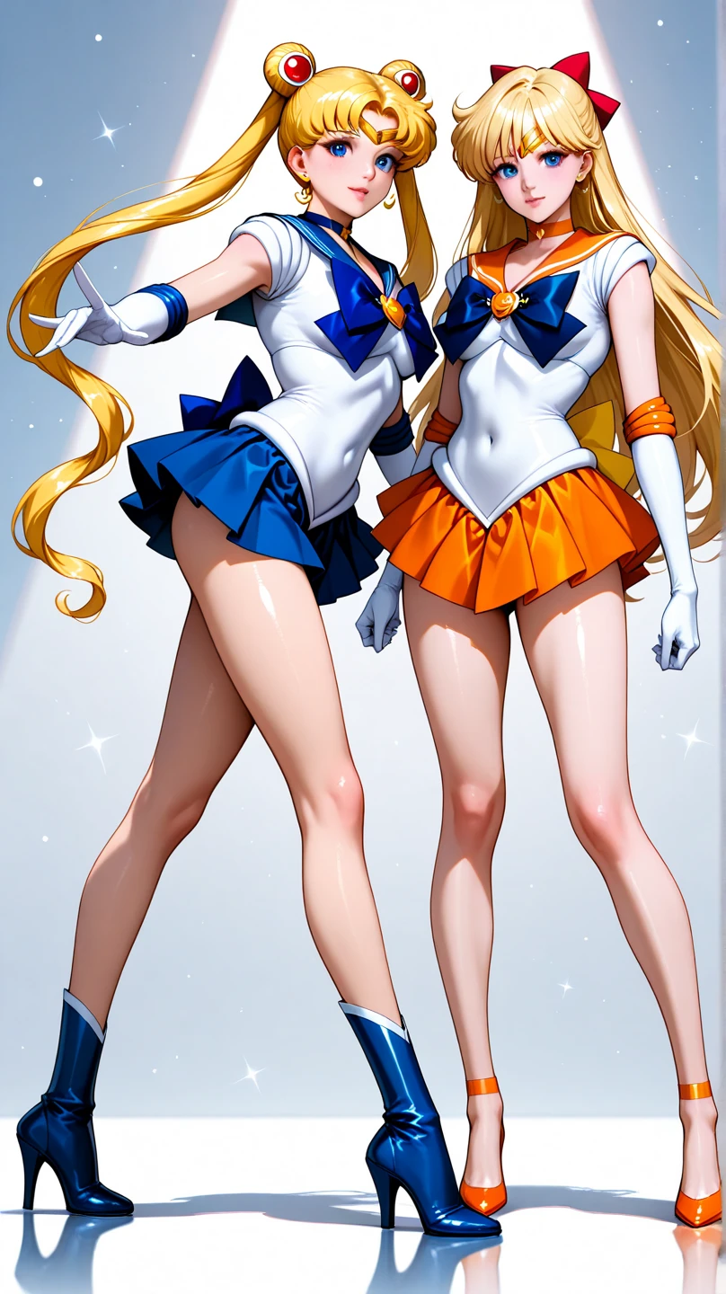 sailor uranus、VPL, vpl、bulge, He looks both male and female.、 I can't tell if it's male or female、flat chest, battle formation, One man、 adult male、 sailor senshi uniform sailor collar chest bow back bow plead skirt white elbow gloves
