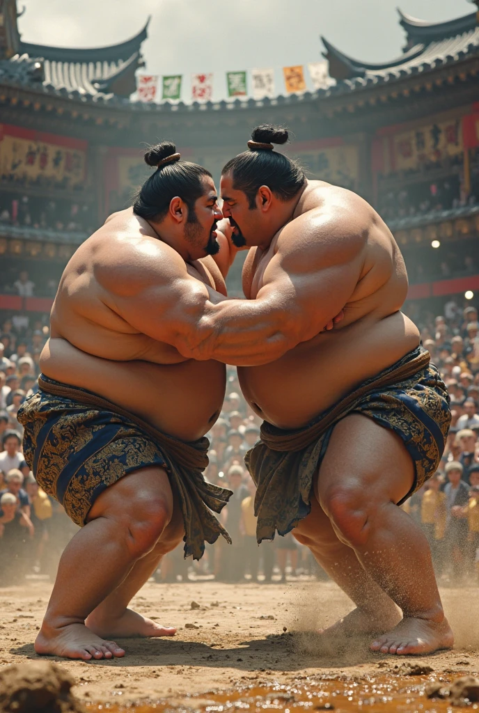 Make Japanese people wrestle sumo