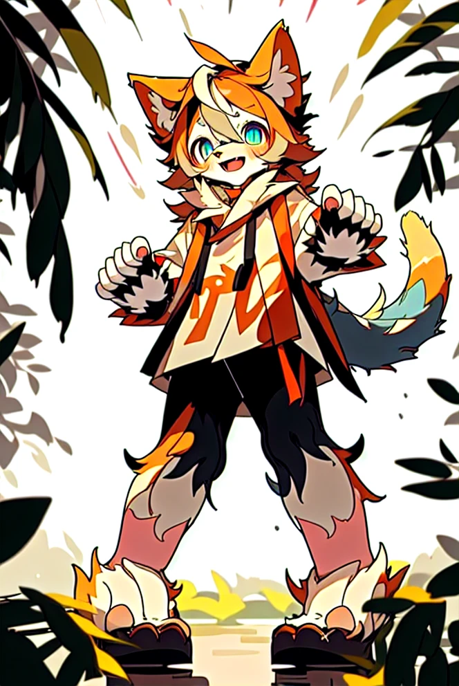 short gray hair ,solo, ,posture:Leaning forward,Open your mouth,Drooling,background:Erotic Trap Dungeon,Hanging rope,Weight on the end of the rope,Suspension,Tears,Feet floating,Restrain your arms,long pants,My pants are slipping off,The tail is fluffy, hoodie with cute sleeves,Shota,Grab the tail and look at it with interest, Shiny lace-up knee-high boots,Platform heels,Embarrassed face,penis,Vibrator,Tentacles from behind,Inserting a tentacle into the ass,Body restrained by tentacles,Leg cramps,Tentacles wrapped around a dick,Tentacles passing through my crotch,Standing on tiptoes,Tongue out