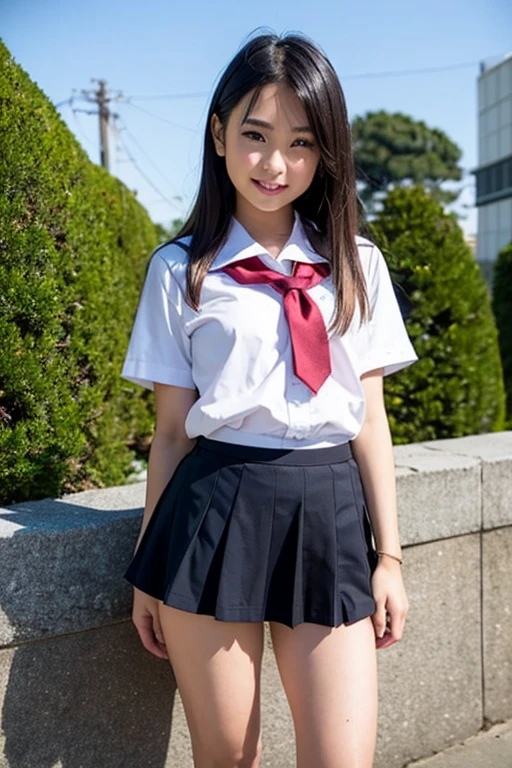 (Realistic、Like a photograph、Live Action、8k, Realistic, RAW Photos, Best image quality: 1.4), Single-lens reflex camera、RAW Photos, highest quality, Realistic, Very detailed CG Unity 8k wallpaper, Written boundary depth, Cinematic Light, Lens flare, Ray Tracing, Realistic background、Many people々:1.4、((high school girl:1.4、school uniform:1.3、Uniform skirt:1.3)、Big Breasts)、((ultra high density skin))、 1 female,Cute high school girl、((Girls cheering in the schoolyard、support、(whole body:1.5)、Smiling at school))、Pink inner color hair、short hair:1.2、Tie your hair with a hair clip、I like that style、stylish、Very detailed、Pay attention to the details、Perfect outfit、(Sunburned skin)、Beautiful feet:1.1,Panty shots from the front and below、Detailed pink panties