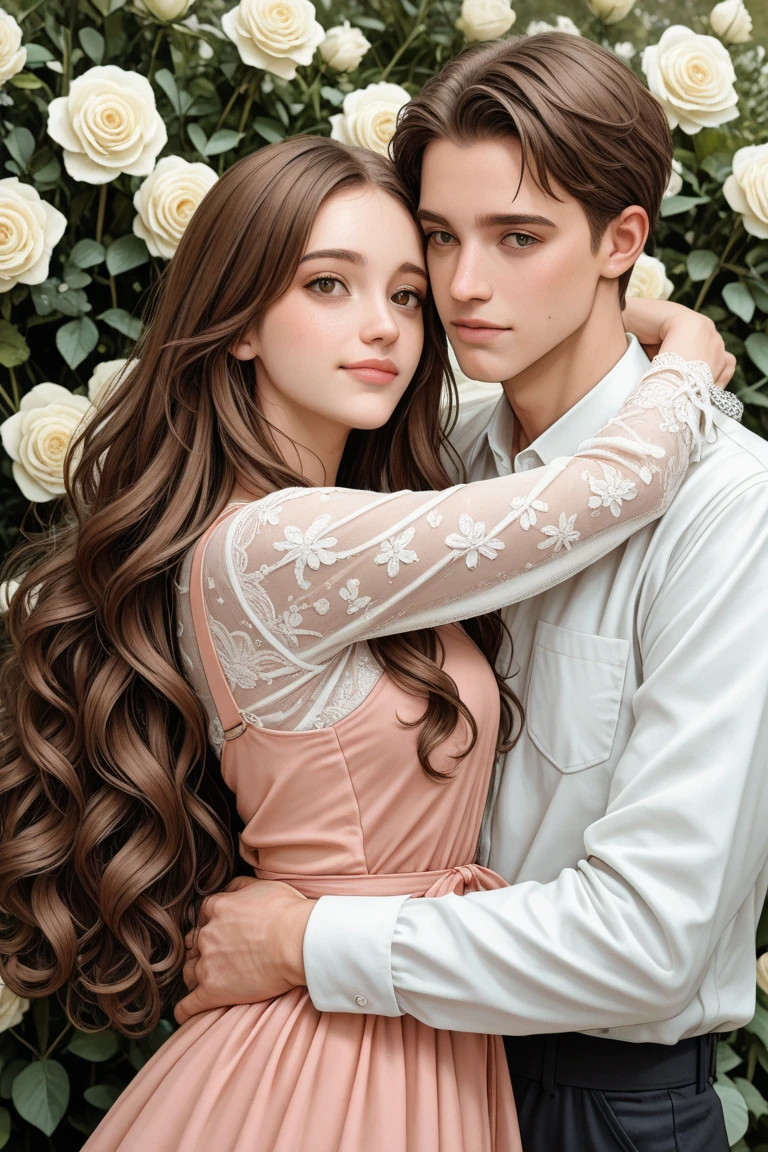 se besan mientras sostienen un ramo de flores, con flores, ๐คฌ ๐คฎ ๐ ๐, they are in love, ๐ญ๐คฎ ๐, ๐ฟ๐ธ๐, Artem, โค๐ฅ๐๐ช, Llevar flores, sosteniendo flores, Aleksander Rostov, Dasha Taran, Ekaterina, Golondrina Toron