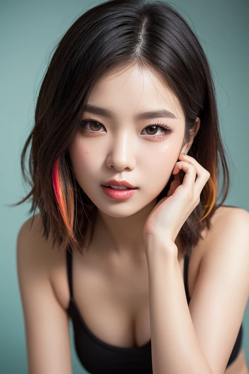 (Browsing Caution:1,4),Mix 4, (8k, RAWphotograph, Highest quality, Tabletop: 1.45), (Realistic, Realistic: 1.37),illumination, night, プロのillumination, photographn mapping, Radio City, Physically Based Rendering, Gradient Brunette, 高品質のphotograph, High resolution, 1080P, (Detailed facial depiction), (Detailed description of the hand), (Delicate CG), Extreme light and shadow, Rich details, (Detailed facial features), (Highest quality), Look in front of you, Highly detailed face, Highly detailed lips,  超High resolution, (truth: 1.4), photograph, 1 Girl, [(sad)],  , Thin limbs, movie, Cool pose, I Cup, Highest qualityな完璧なボディ, photographのような, (1 Girl: 1.3), Perfect balance, (Huge, Perfect breasts, Areola),(Realistic, Realistic:1.37),One Girl, Cowboy Shot,Professional Lighting, Photon Mapping, Radio City, RAWphotograph、(Realistic:1.4)、Octane Rendering、Complex 3D rendering with ultra-detail, Studio Soft Light, Rim Light, Crisp details, Super detailed, Realistic skin texture, detailed aspects, Beautiful details in the eyes, Highly detailed CG Unity 16k wallpaper, Compensate, (Detailed Background:1.2),Highest quality, 超High resolution, Tabletop, One Girl, One Girl,alone, Upper Body,Show Viewer, White Background, Bobcut, short hair, Multicolored Hair, Compensate , Lips parted, Black Lips, eyeliner, Gothic, Goth Girl,((Multicolored Hairの色:1.4)),(((Completely naked))),(((nsfw))),((Small breasts:1.2))