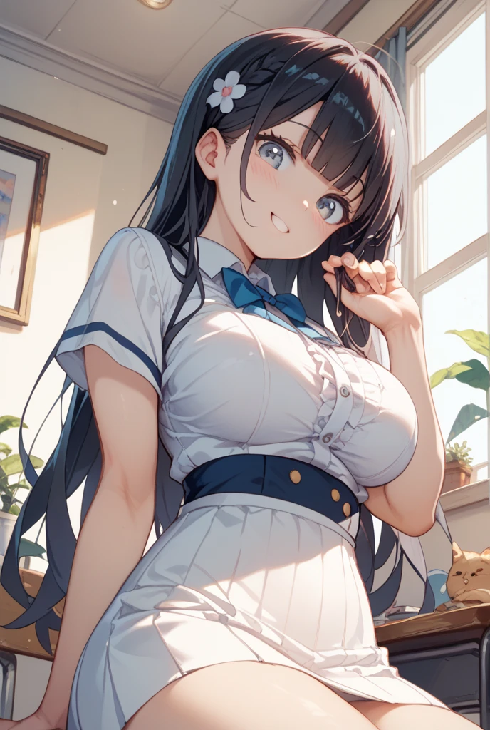 Ultra HD、Ultra high definition、Noise Reduction、perfection、Image quality adjustment、Balance Changes、Optimal Lighting、Minor corrections、Detail Correction、woman、((Petite women、Neat and clean appearance、15 years old:1.3))、((room、On the bed、high school girl、uniform:1.5))、((Slut、I'm into raw sex、Cream Pie、contraceptiveを飲む))、((contraceptiveを大量に所持、机の上のcontraceptiveの箱、Show me the morning-after pill.:1.5))、Camel Toe、Giant tit、Nipple Puffs、Cleavage、Plump、Super big breasts、Super big butt、Bubble butt、Earrings、Earrings、lipstick、necklace、Thick lips、Heterochromia、Bracelet、Caster wheel、first round、Hair Charm、Lip gloss、Long False Eyelashes、Ahoge、Raw creampie is the best、((Super big breasts、Saggy breasts:1.6))、(((shopping while having sex, opening mouth, sticking out tongue: 1.5)))、Sexy and cute、Let me impregnate you.!、(contraceptiveVSRaw creampie semen)、、((Ahegao:1.3))、(Cream Pie、semen、膣から溢れるsemen:1.3)