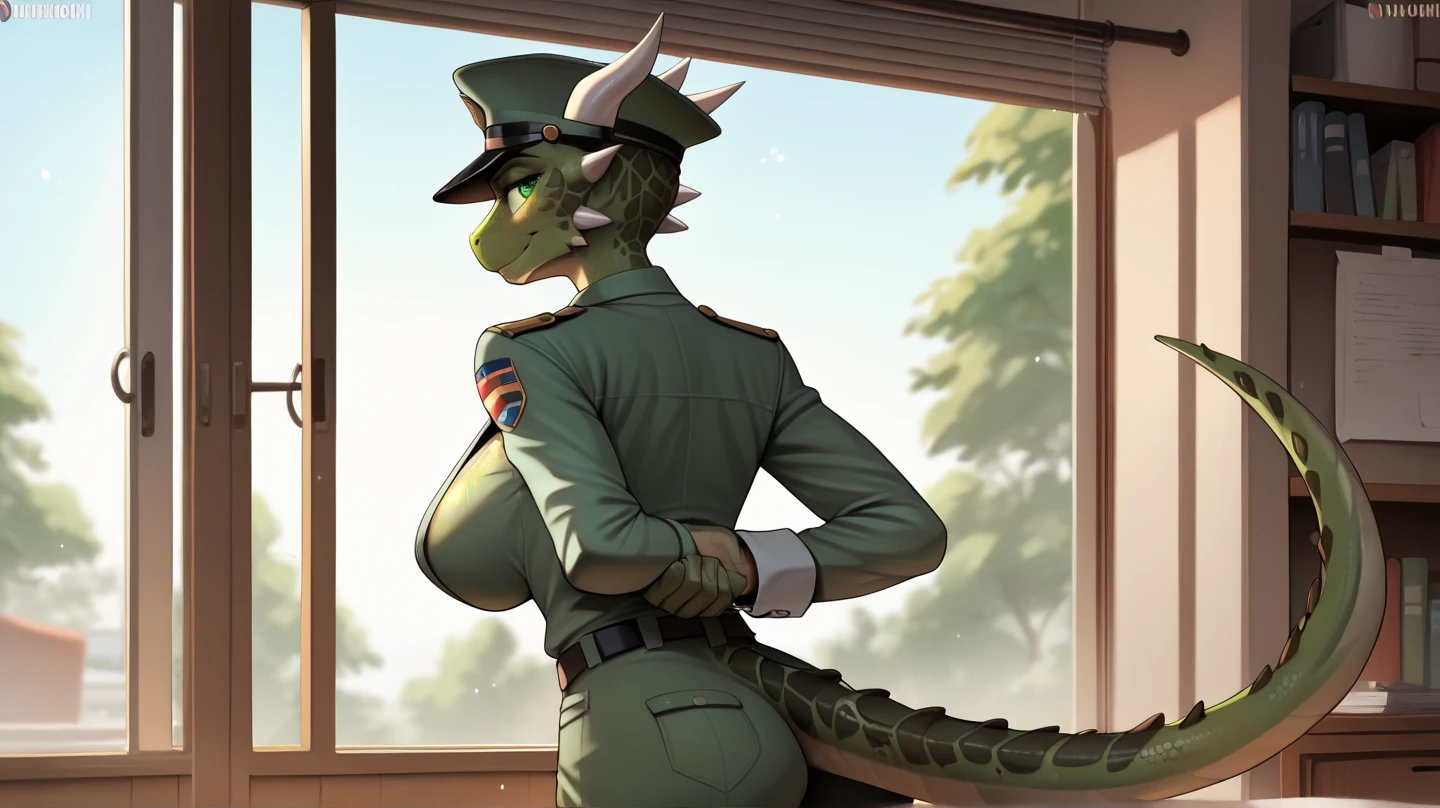 score_9, score_8_up) score_7_up, score_6_up, solo, futanari, tiger, kemono, anthro, cute, short hair, blue eyes, white pupils, sexy, orange fur, tactical harness, thigh high boots, assassin, (mesh body suit:1.2), unzipped leotard, small breasts, forest background, latex, pistol, huge penis, huge huge balls,