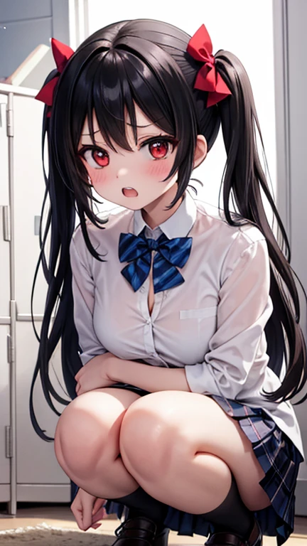 Naked anime girl cum spewing out of pussy and mouth and ass, girl fully naked, sex, in a high school class, boys and girls watching, cum everywhere, in class, swatting on floor, open legs, girl is being fucked by a boy, dick in pussy, class full of people, on floor, cum leaking from pussy on to the floor, sex toys