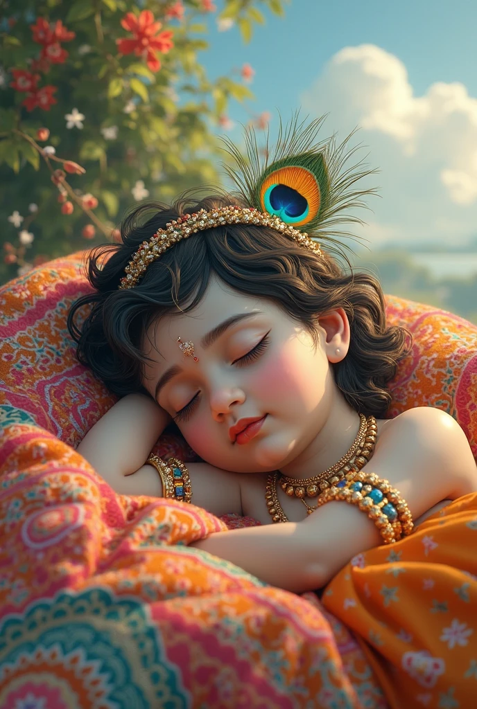 Lord Krishna small baby birthday 