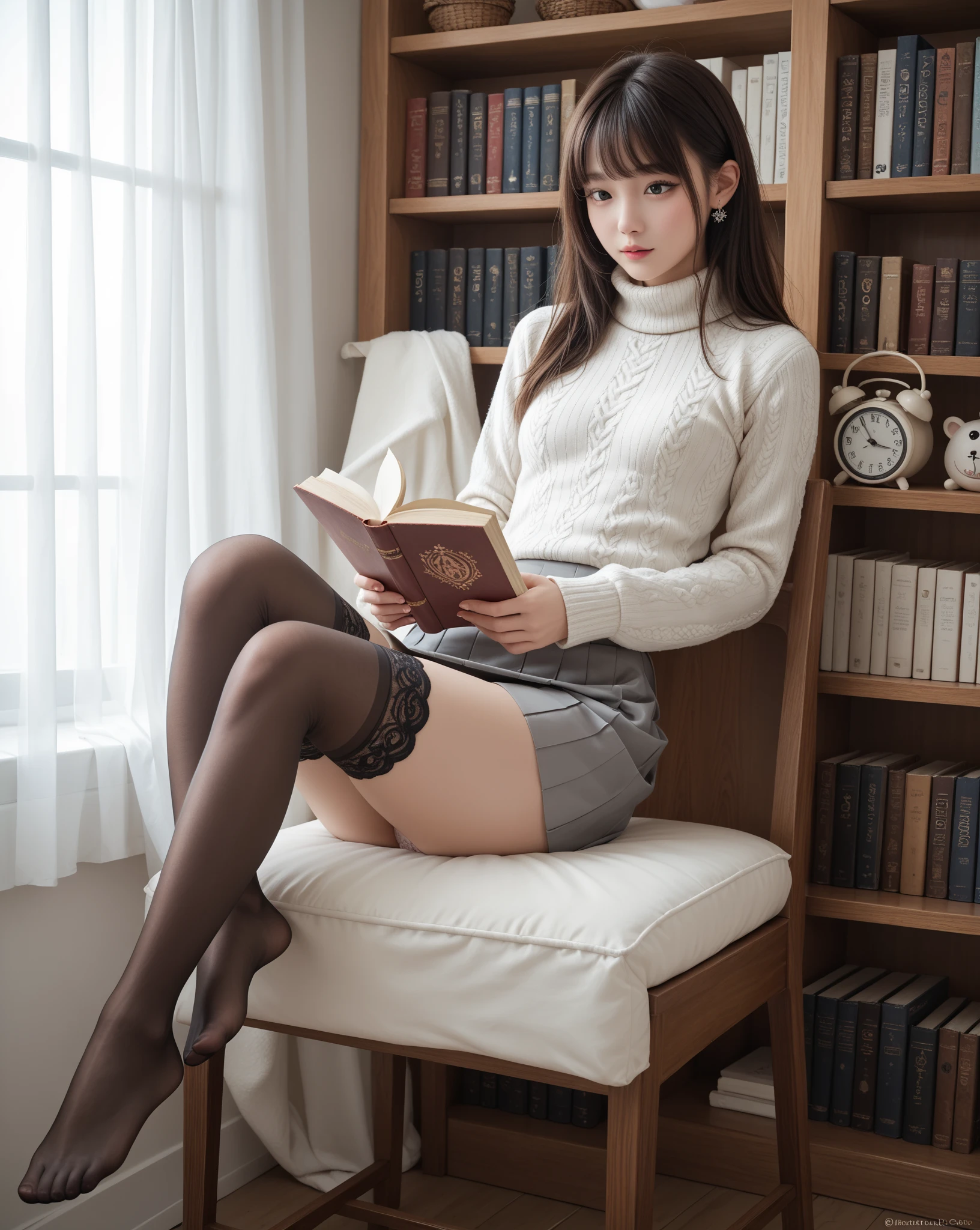 (8k, RAW photo, 1 girl, red panties, medium hair, suit, light blue skirt, high heels, super high resolution, best quality, masterpiece: 1.2), (realistic photos), (very detailed CG Unity 8k wallpaper), amazing, beautiful, wonderful, ridiculous, lace panties, bow, sitting, panty shot, spread legs, skirt, 21 years old, glasses, Small, Flat, Beautiful Face, Full Body, Dark Expression, Bright Black Eyes, Anger, Thin, Slender, Slender Body, Black Medium Tilted Head, Realistic, Cute Small Face, Bob Cut, Brown Eyes, Small Eyes, Office, Full Body, Nogizaka Idol, Actress, Japan Idol