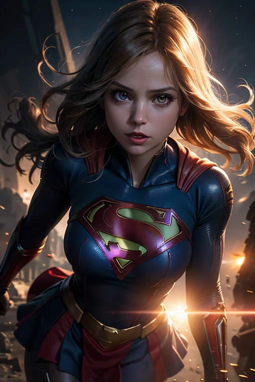 Teenage Emma Watson as Supergirl, sexy