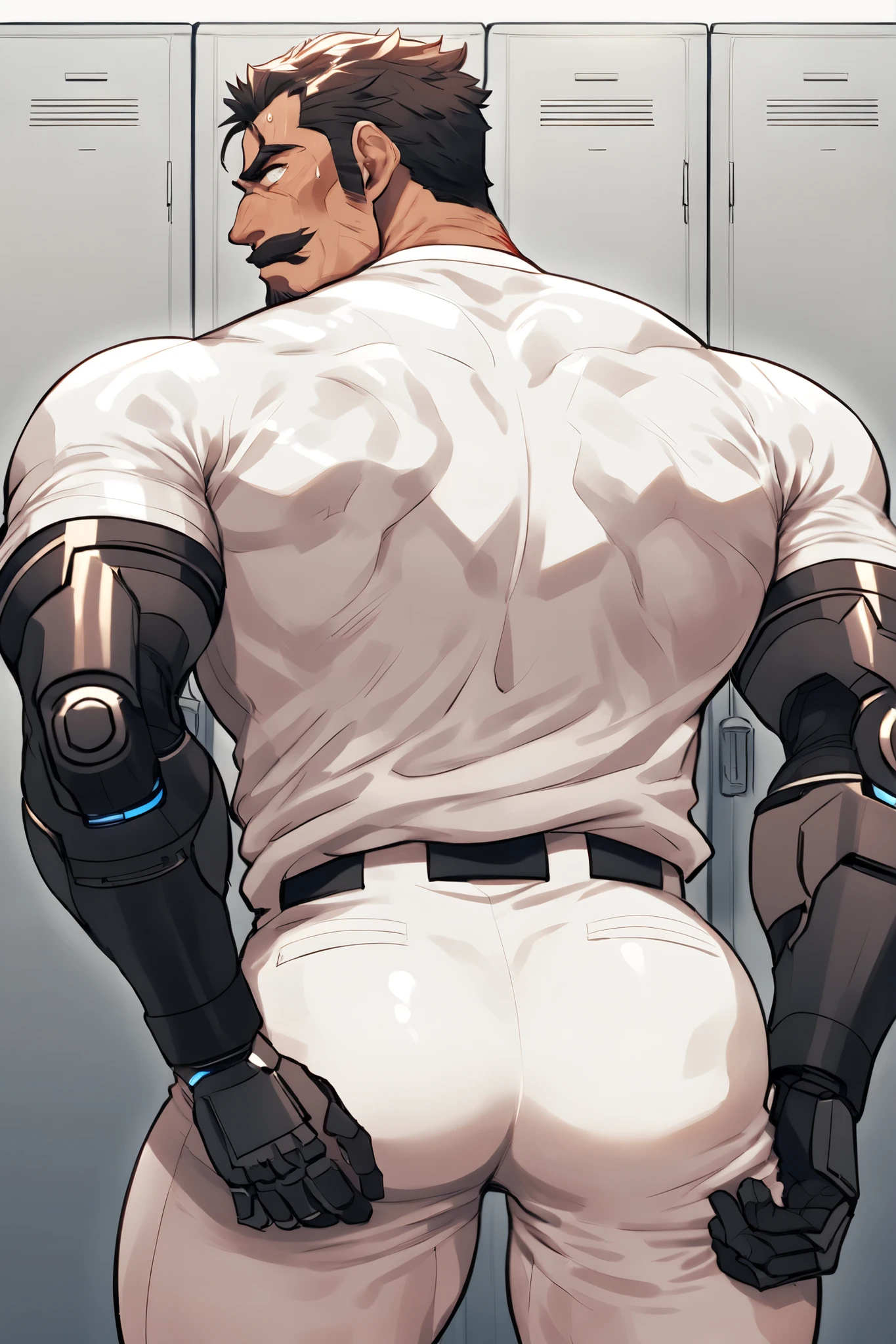 (The art of leading technology，1.4)，Ahead of the curve，（Electronic systems: overhead humanoid robots，Naked muscular masculinity：1.2），（tmasterpiece，best qualityer，Official fine art， Aesthetics：1.2），（Hyper-detailing），（（see-through thong：1.2））（（Biopunk，Cyborg man：1.1））（（various old tvs in the background：1.1））finely detailled，Most Best Illustration，hand-drawn high quality，（scybernetic，hight contrast），（Have a detailed brain that you can see：1.3），（Artistically），Line drawing，（Complex lines），Clear lines，s fractal art，Brush strokes，ukiyo-style，（nakeness，Muscular macho，full-body portraits，see-through thong，Extreme closeup：1.1），（Muscular macho，Skin tone transparent tweezers：1.1）（,With a delicate heart that can be seen：1.1），The perfect facial features of a supermodel，whole body show（muscles cable wires：1.2），Large scene composition，Perfect pectorals and abs，Mysterious night，Extremely provocative and sexy（Add details），（detailedbackground：1.2），（|cyber punk perssonage，core，），A high resolution，extremy detailed（（Realistic skin，Ultra-artistic，I only wore a pair of transparent thongs with a skin tone，The internal structure is faintly visible：1.2））（（whole body display，Extreme detail：1.2））（Canon M50|100mm|sharp fokus |Gently|ultra-realistic realism |The is very detailed|intricately details |blood vessel ：1.2）