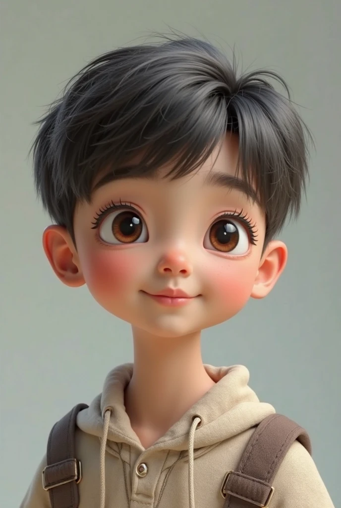 5.4 feet height boy good looking with black eye short hari