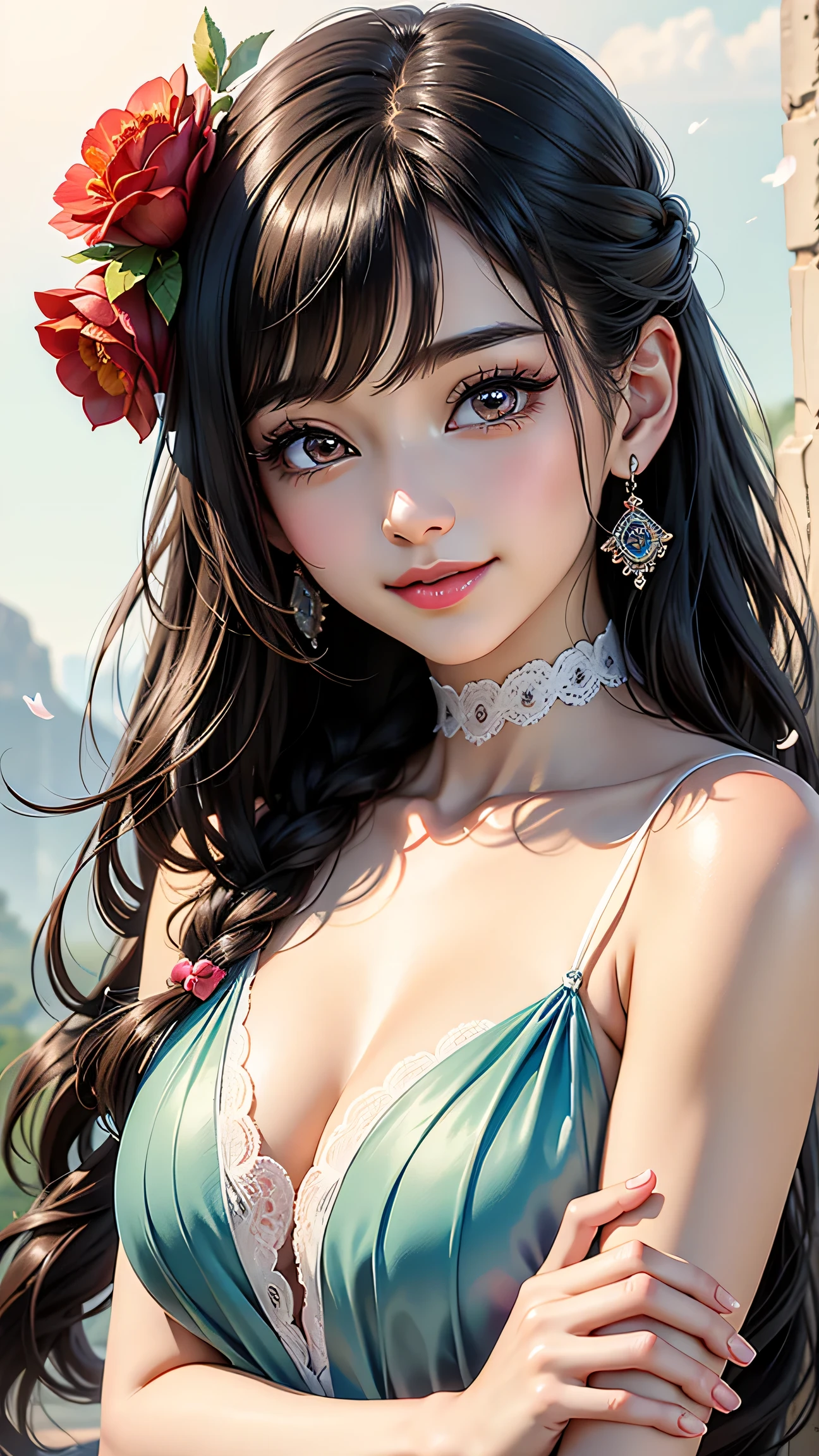 Young stunning woman --sref 1957618054