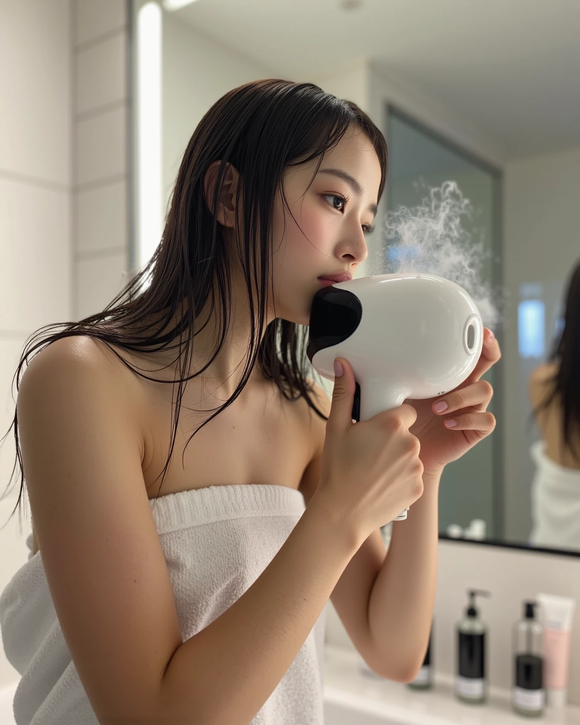 Enema syringe,Nurse,Smile,{{Best Quality}}, {{super detailed}},One girl,Downturned eyes,G Cup Breasts,drooping eyes ,Cute girl with black bob cut hairstyle and white marble glowing skin,11 years old,Cute Girl,Oval face shape ,slender,The whole body got wet,Hair got wet,bloodshot eyes,a sultry,Detailed portrait of the perfect lovely girl, slim, Face , Futuristic , Teen, kwak ji young, Dreamy, Black eyes, Cinematic lighting, Innocent, Highly detailed, Sharp Focus, Smooth, art stations, Convoluted,Ballet dancer ,awardwinning, Pure aura, Anime, Highly detailed CG Unity 8k wallpaper of girl with perfect symmetrical confident face with black mid-cut hairstyle and blushing cheeks , taken by Canon EOS, Sigma Art Lens 28mm f4, ISO 200 Shutter Speed 2000